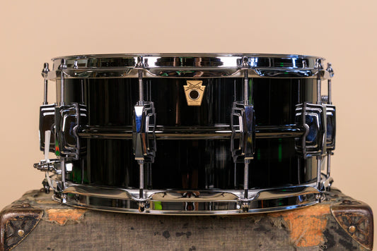 Ludwig 6.5x14 LB417 Black Beauty Snare Drum