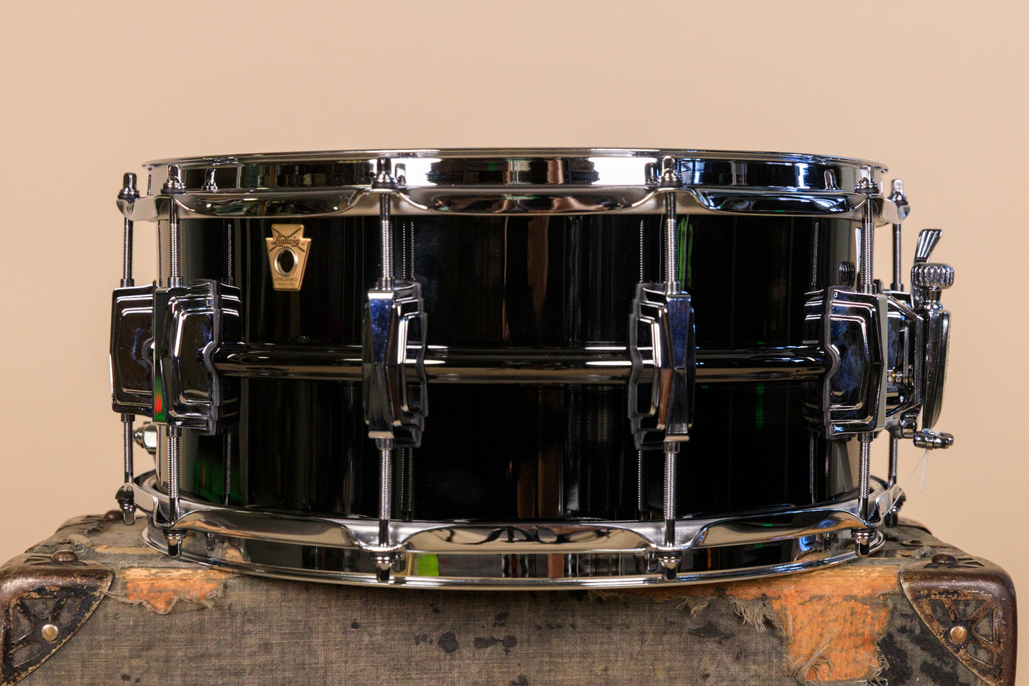 Ludwig 6.5x14 LB417 Black Beauty Snare Drum