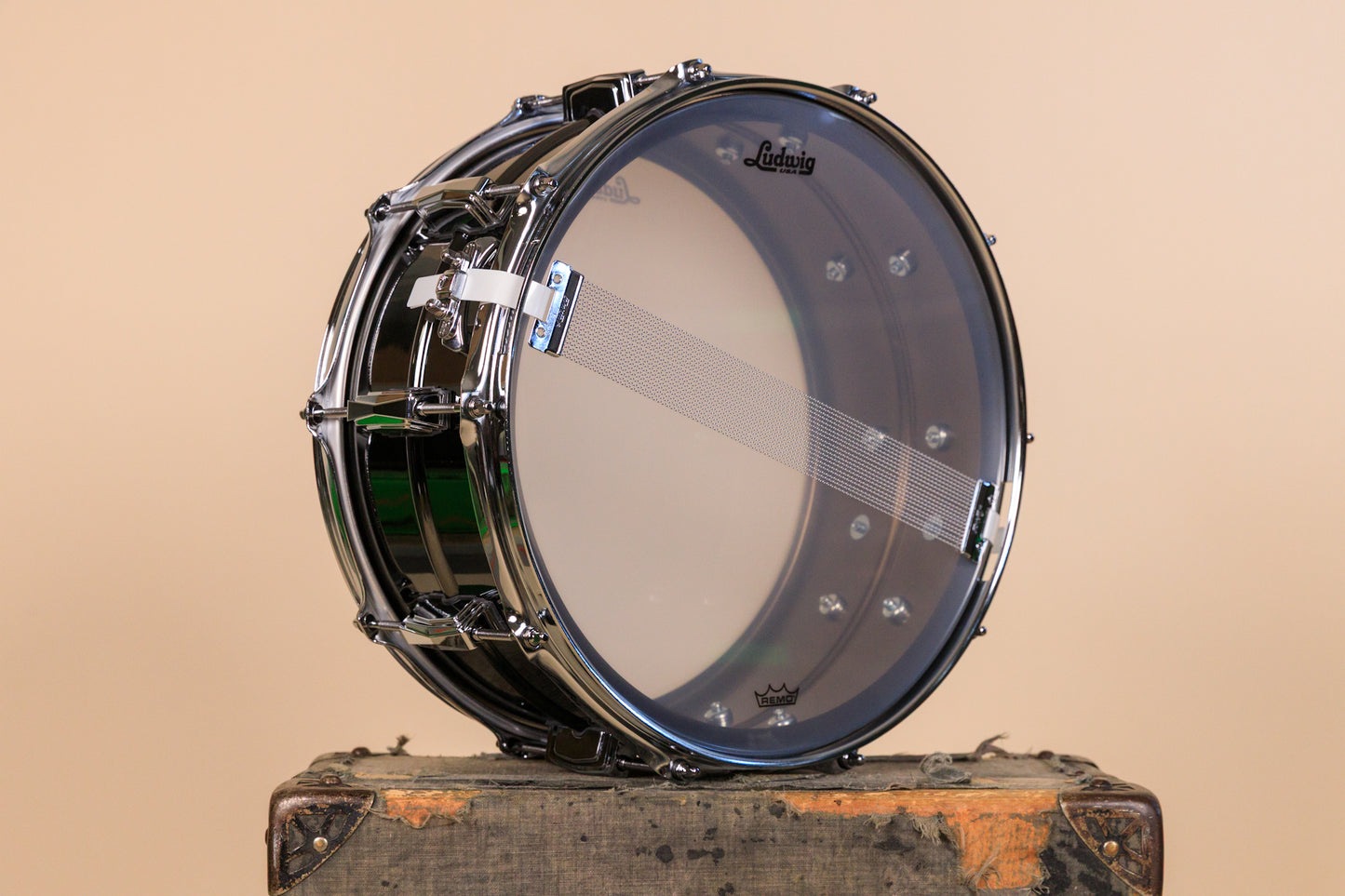 Ludwig 6.5x14 LB417 Black Beauty Snare Drum