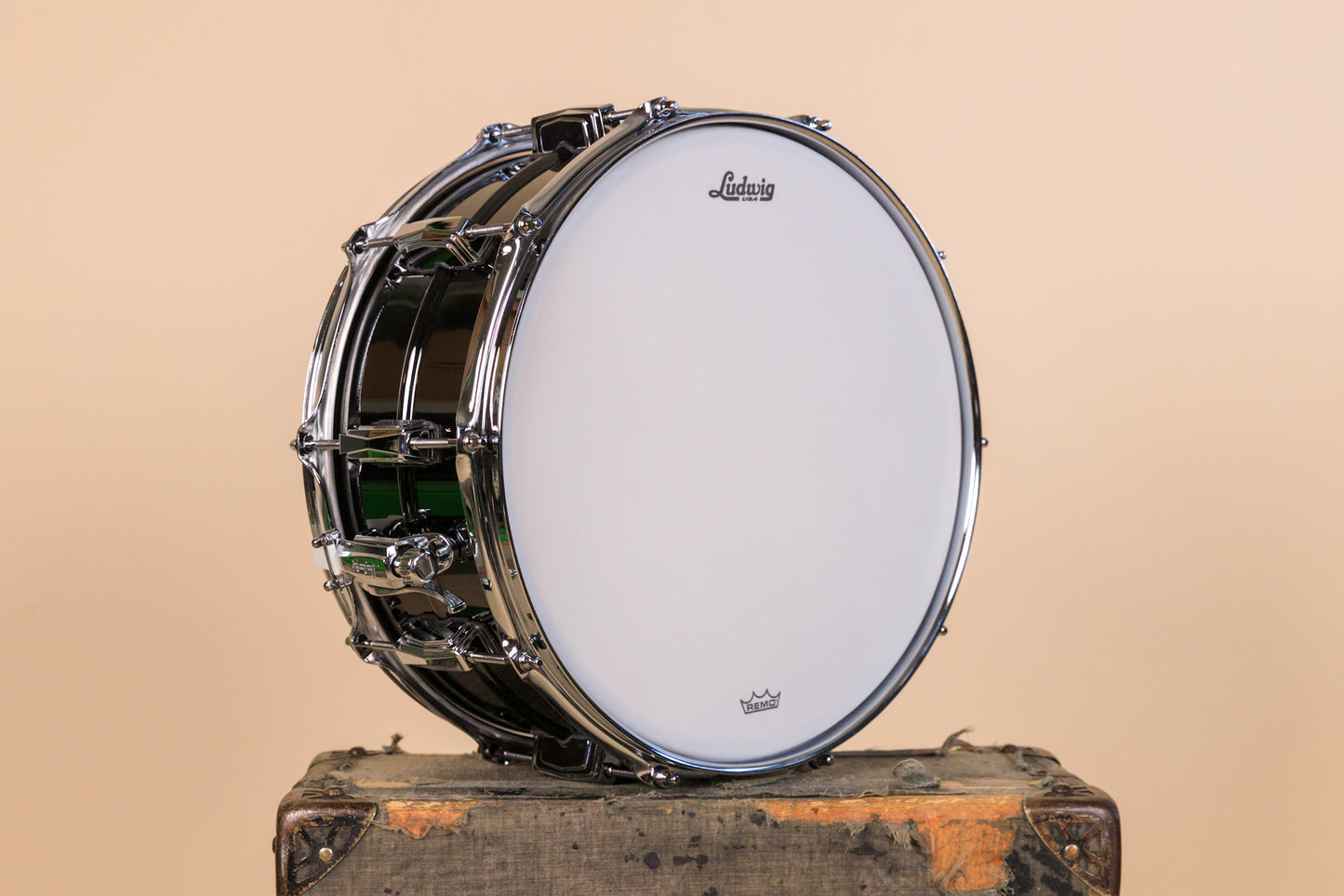 Ludwig 6.5x14 LB417 Black Beauty Snare Drum