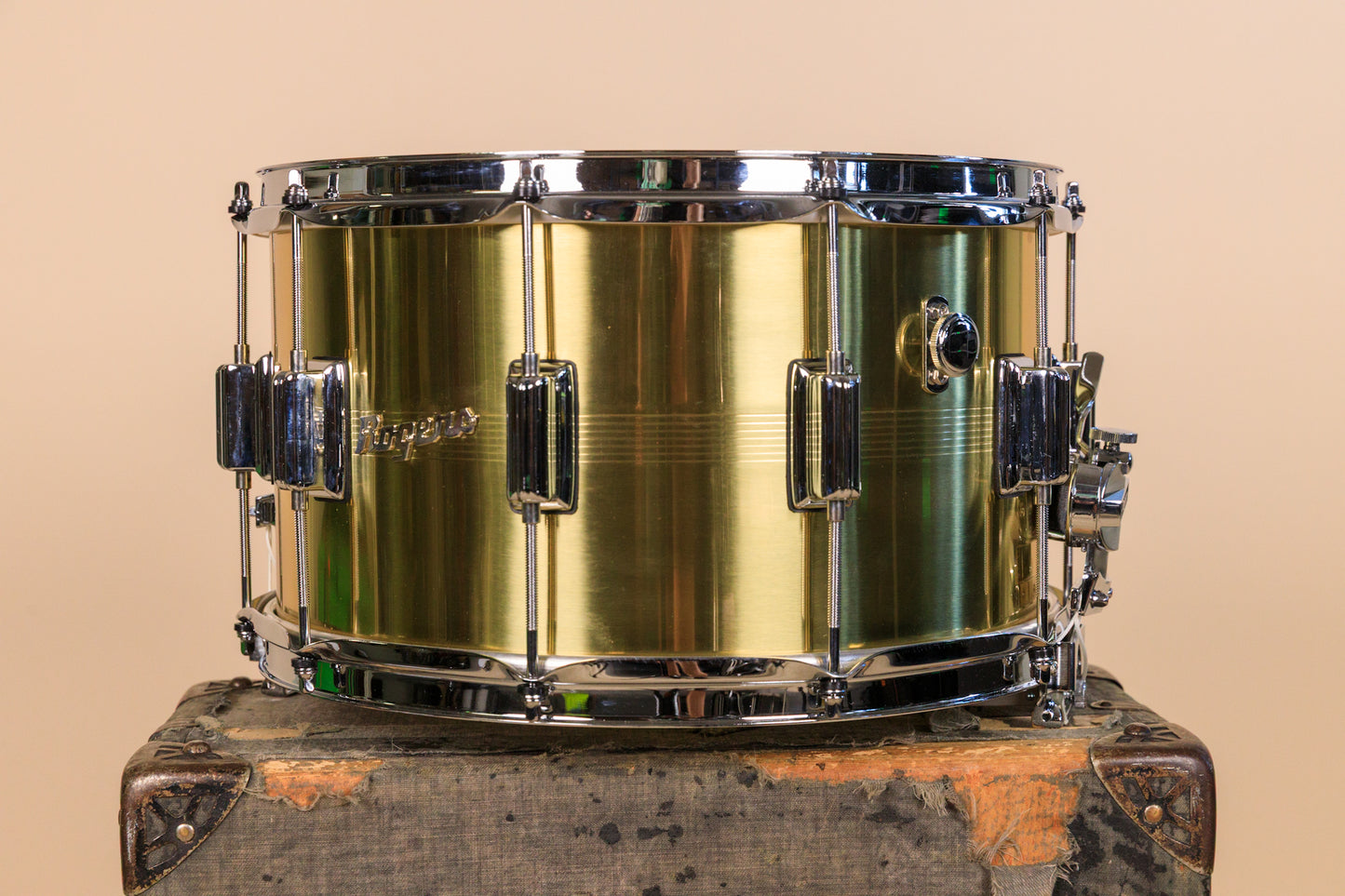 Rogers 8x14 B7 Brass Dyna-Sonic Snare Drum