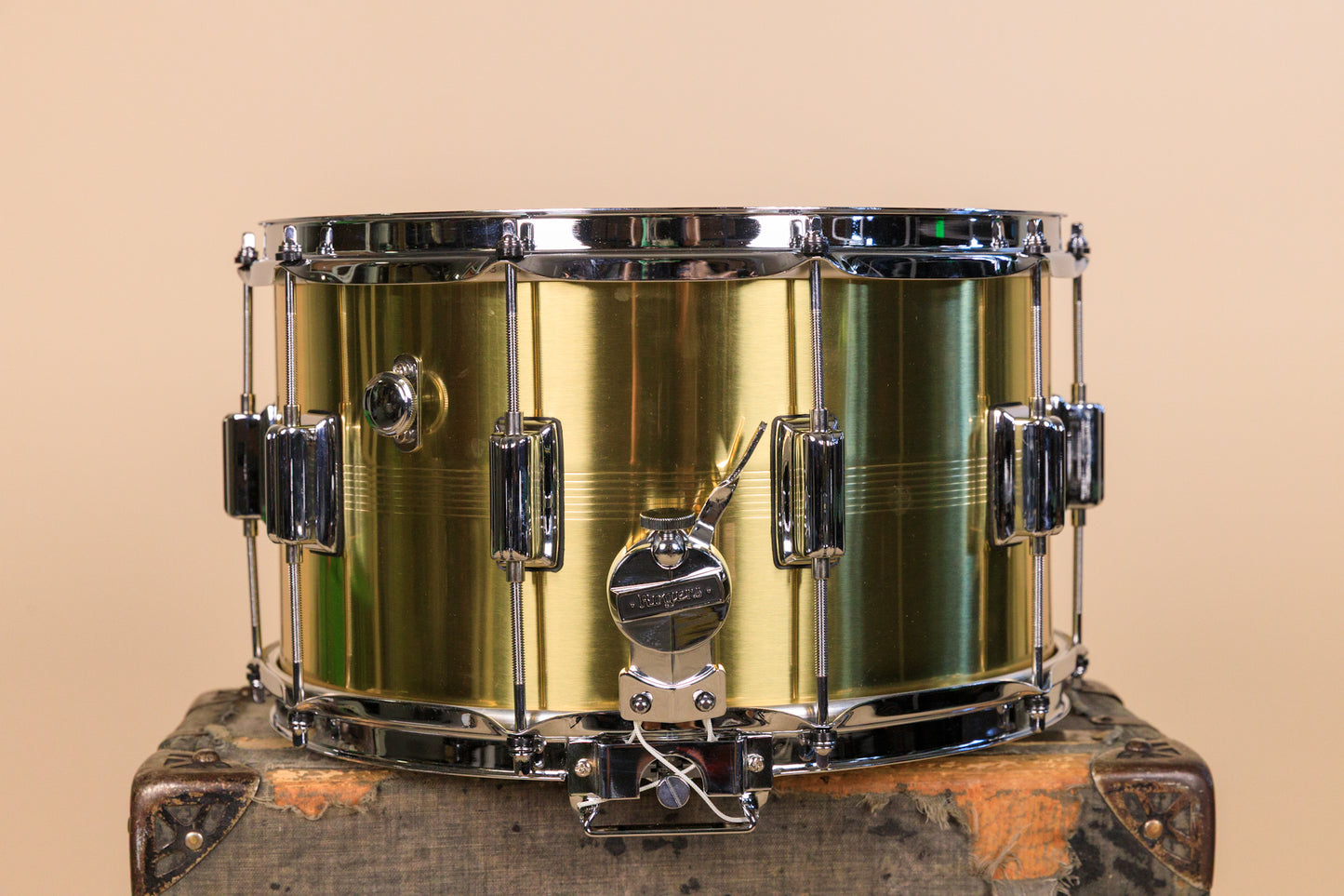 Rogers 8x14 B7 Brass Dyna-Sonic Snare Drum