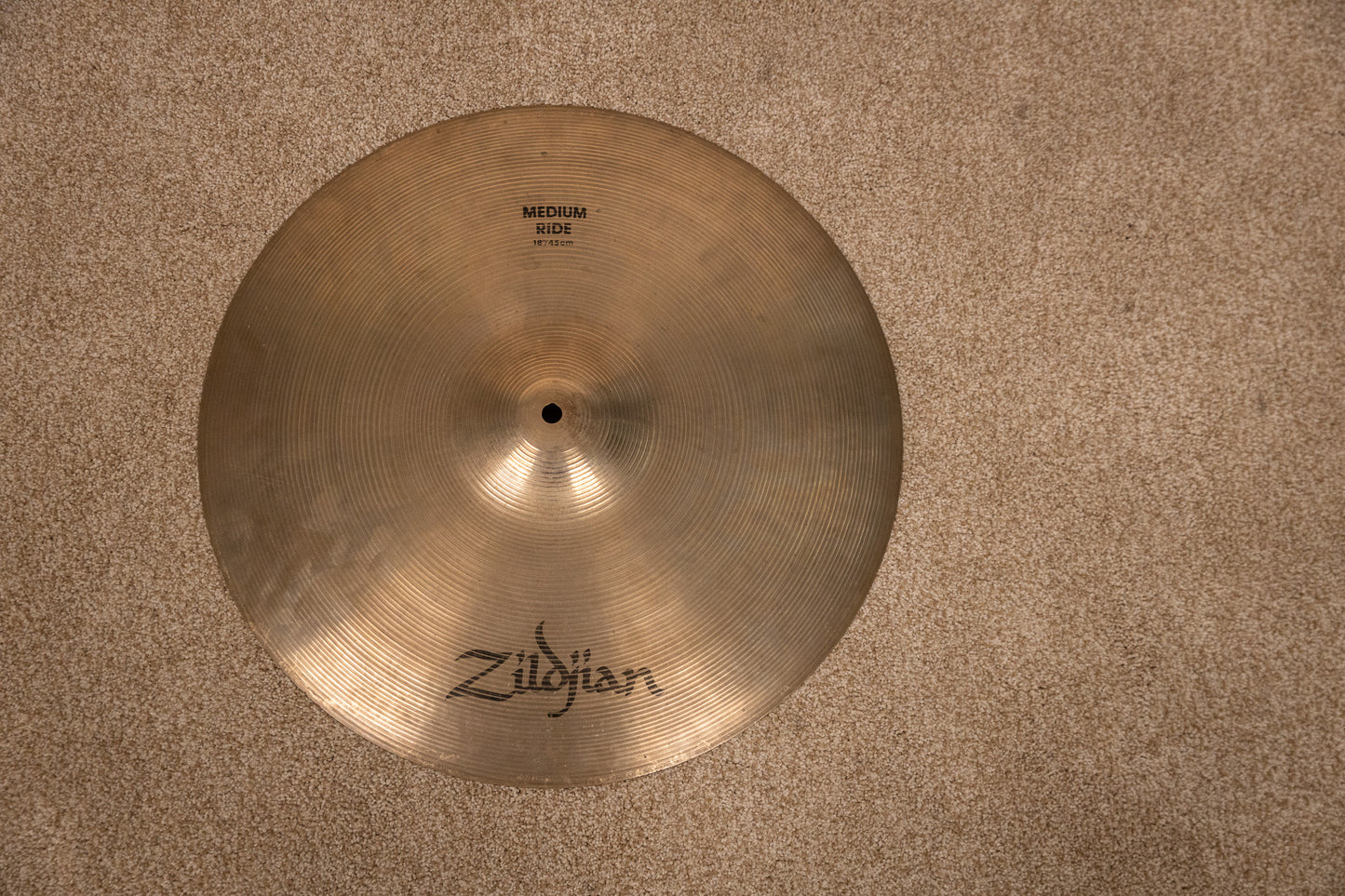 1980s Zildjian 18" A CO Stamp Medium Ride Cymbal 1678g