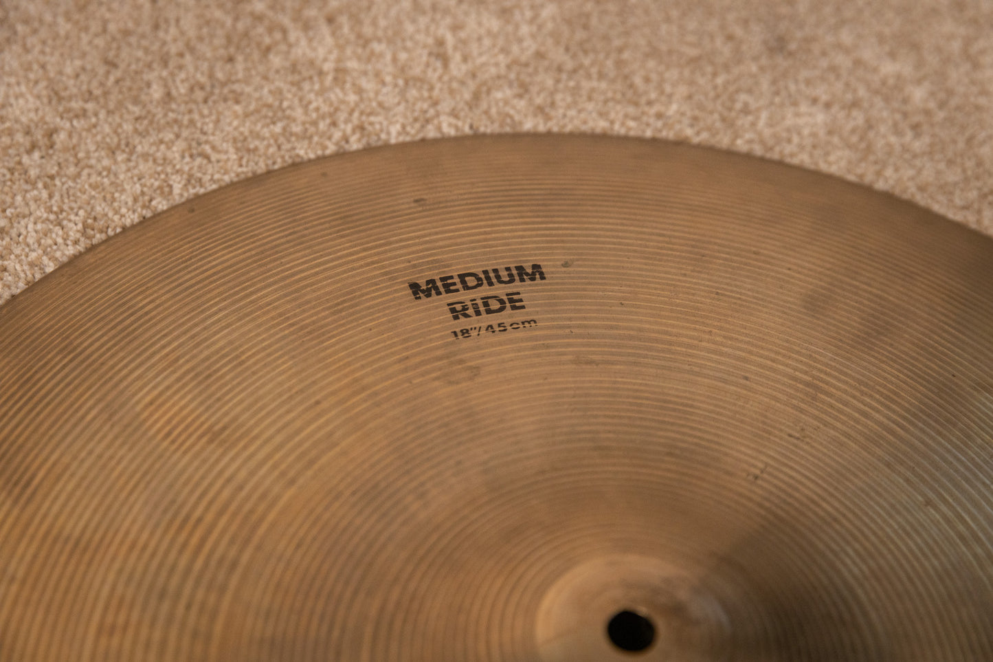 1980s Zildjian 18" A CO Stamp Medium Ride Cymbal 1678g