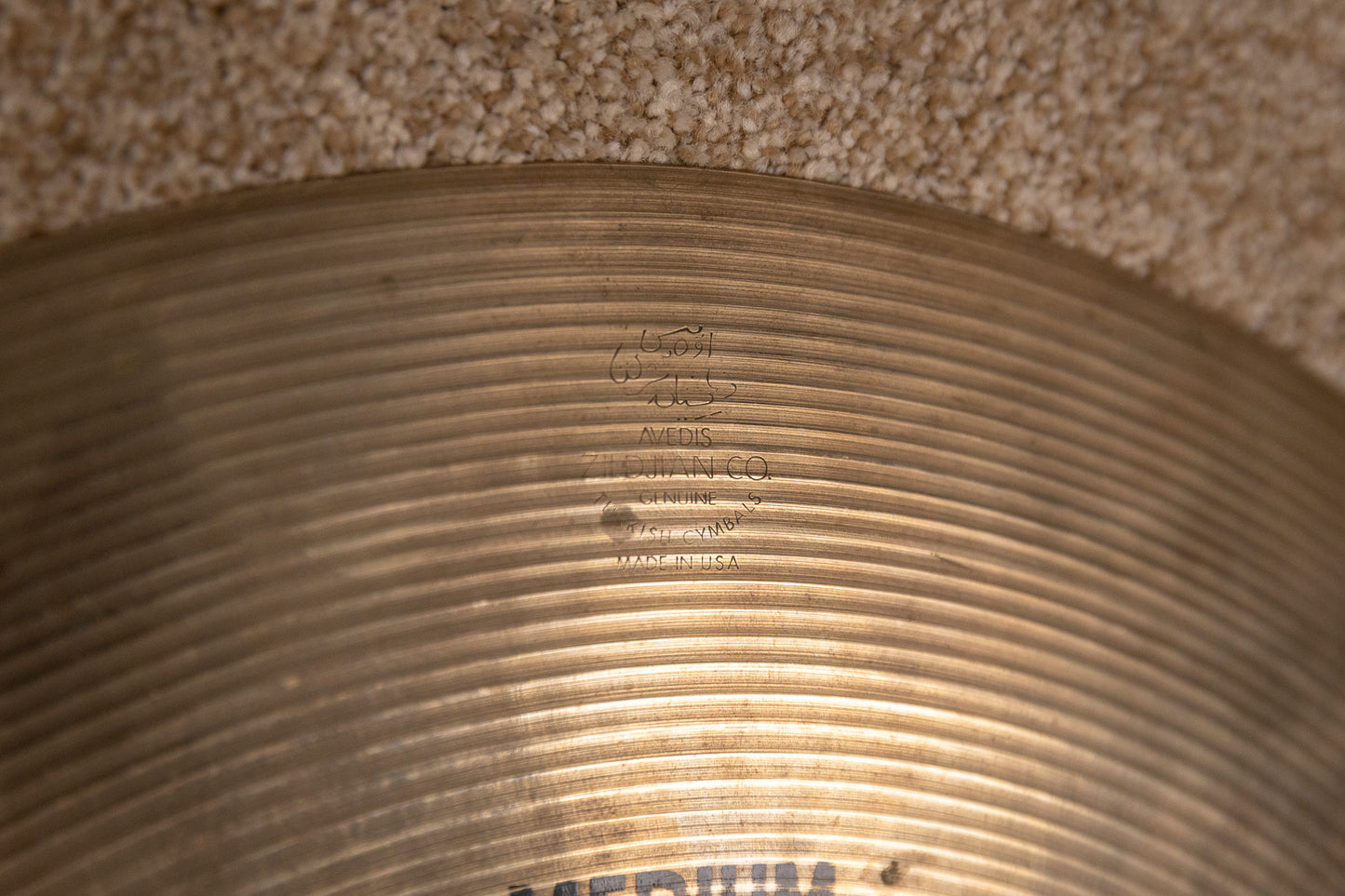 1980s Zildjian 18" A CO Stamp Medium Ride Cymbal 1678g