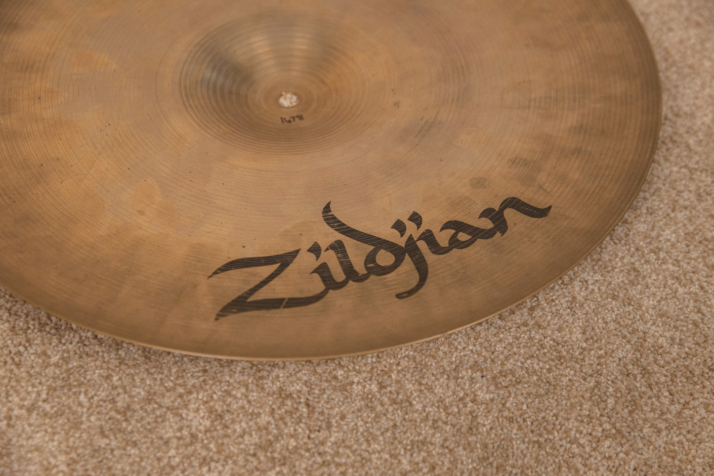 1980s Zildjian 18" A CO Stamp Medium Ride Cymbal 1678g