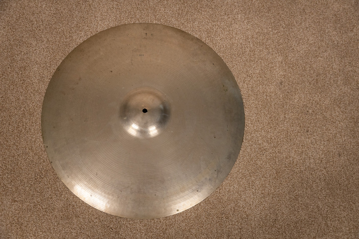 Vintage 22" Paiste Ludwig Standard Ride Cymbal 2116g