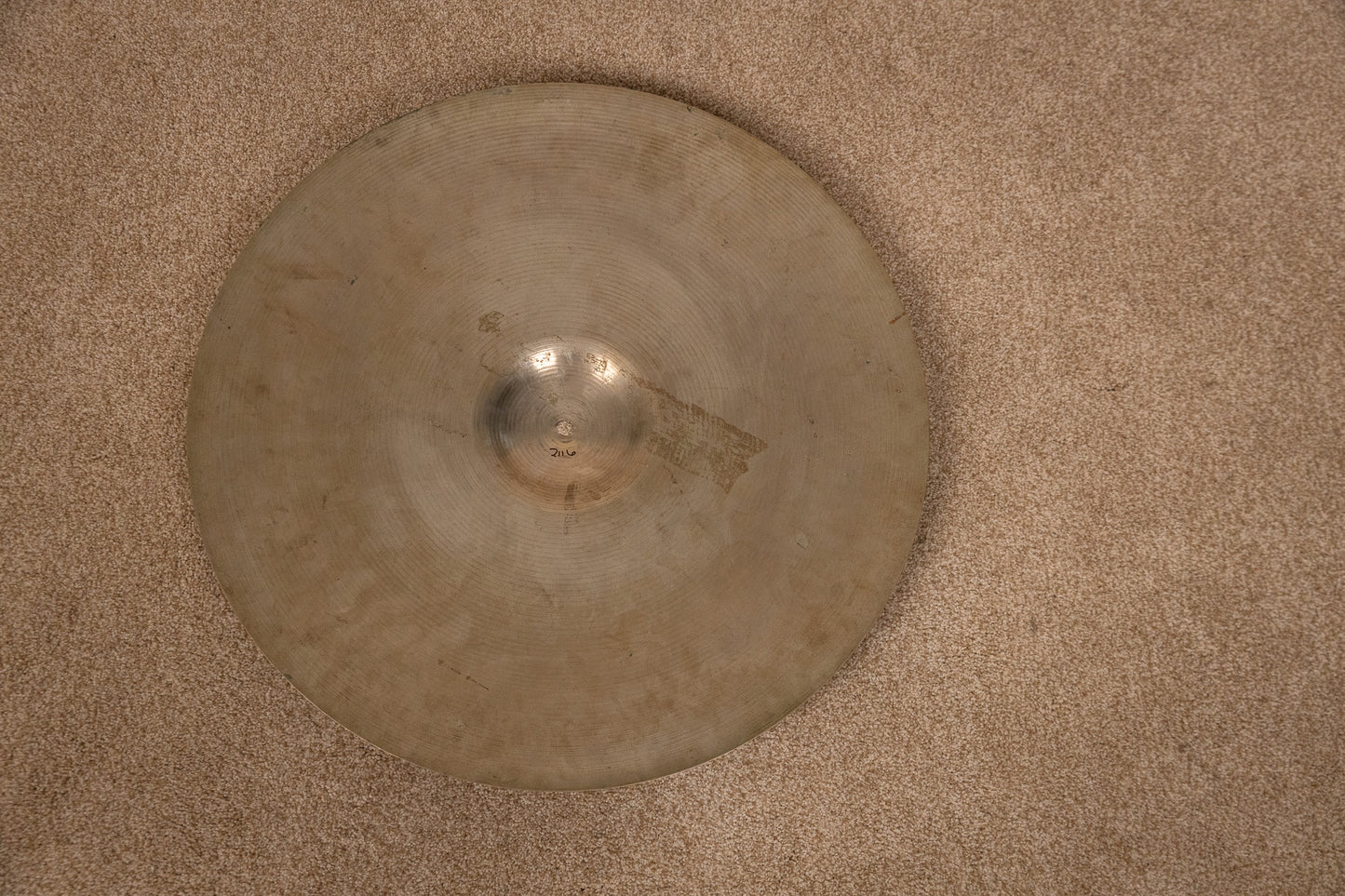 Vintage 22" Paiste Ludwig Standard Ride Cymbal 2116g