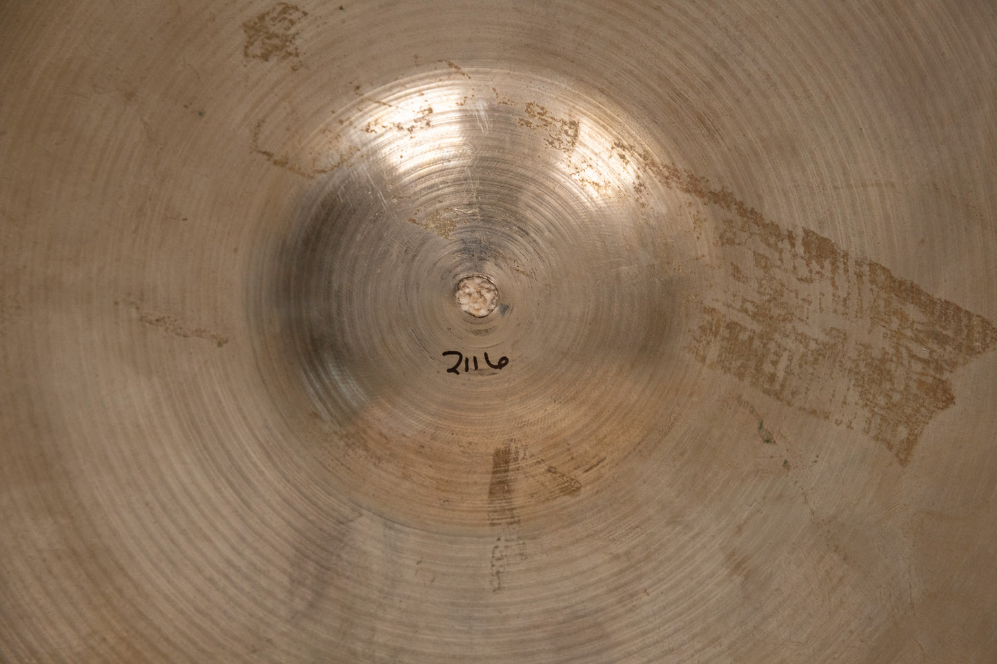Vintage 22" Paiste Ludwig Standard Ride Cymbal 2116g