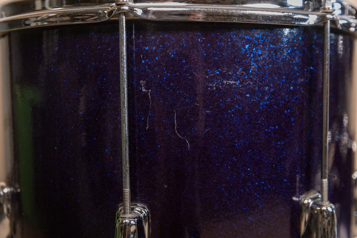 1960s Slingerland Stage Band Sparkling Blue Pearl Drum Set