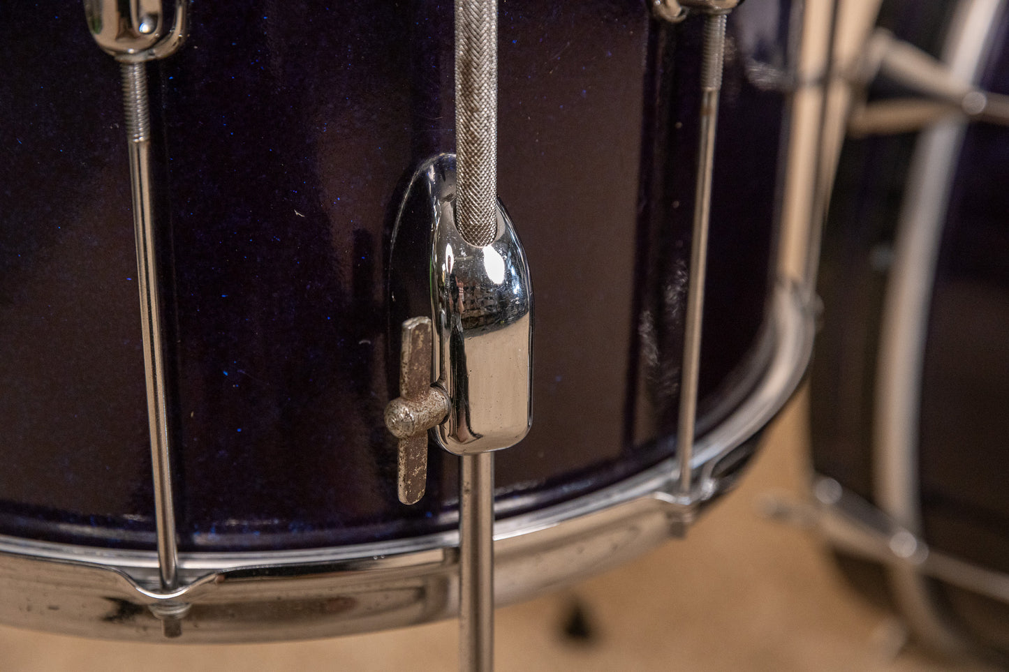 1960s Slingerland Stage Band Sparkling Blue Pearl Drum Set