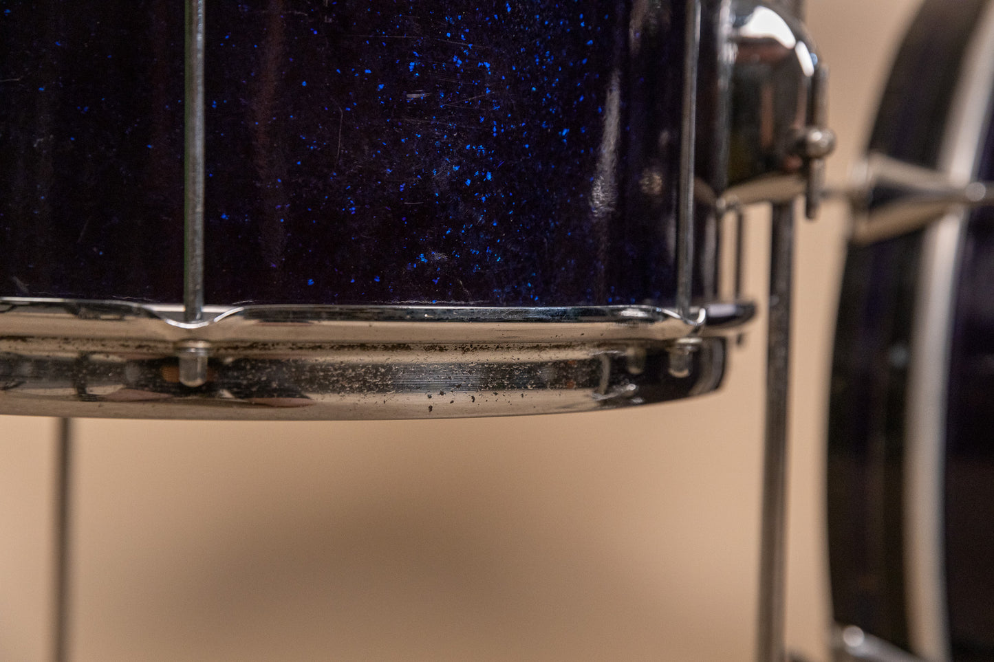 1960s Slingerland Stage Band Sparkling Blue Pearl Drum Set