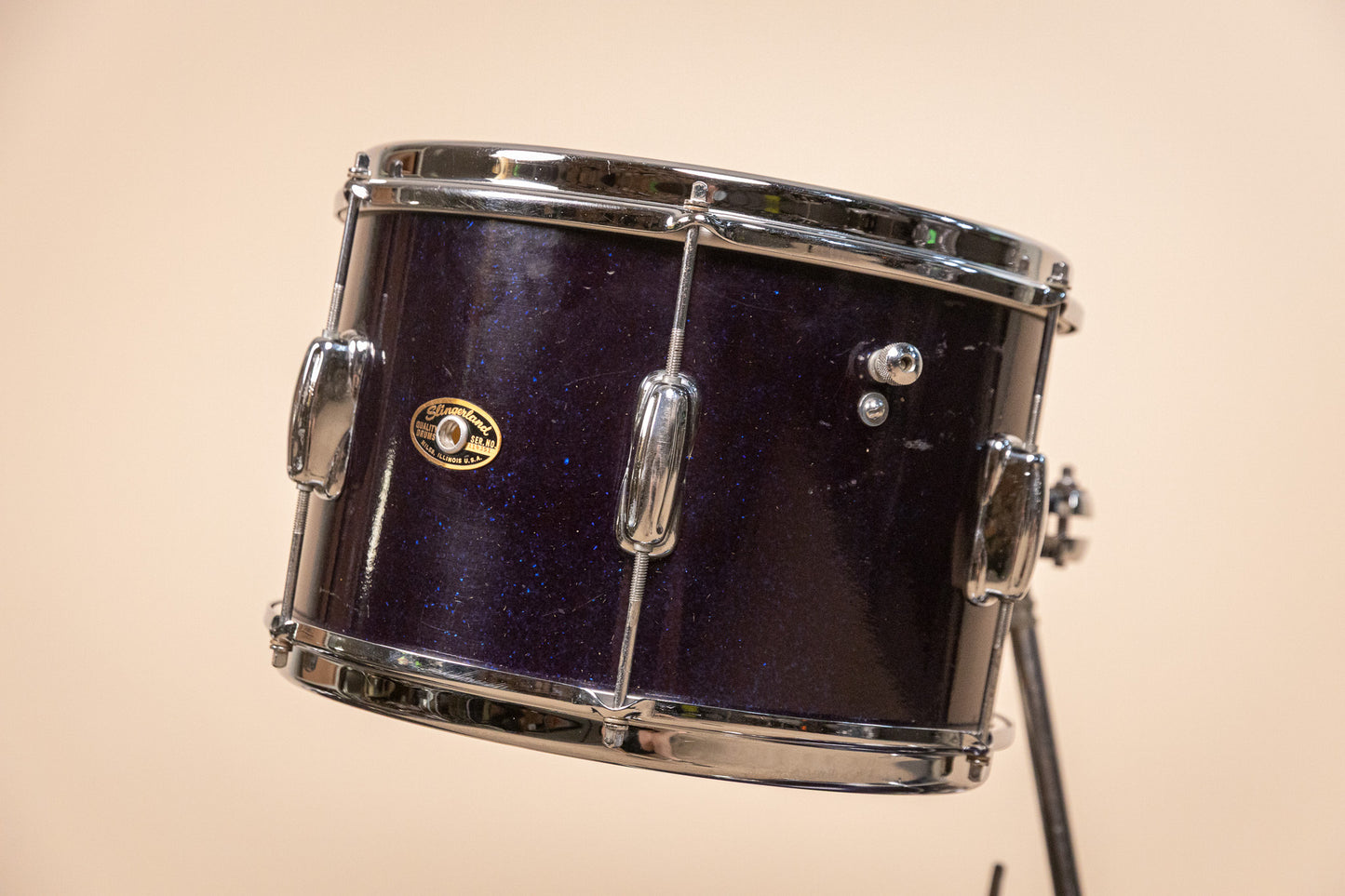 1960s Slingerland Stage Band Sparkling Blue Pearl Drum Set
