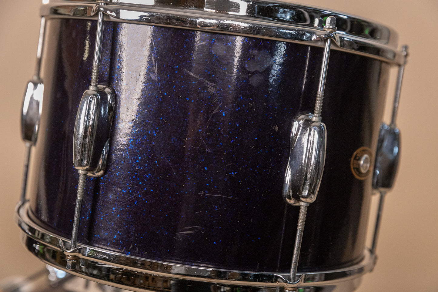 1960s Slingerland Stage Band Sparkling Blue Pearl Drum Set