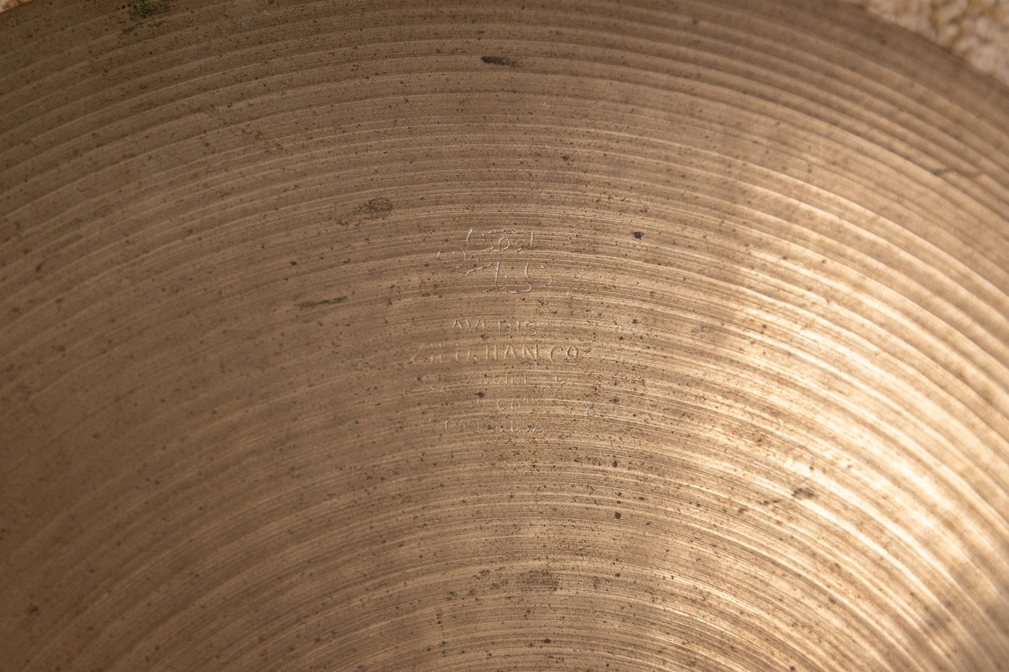 1960s Zildjian 14" Hi Hat Cymbals 915g 1142g
