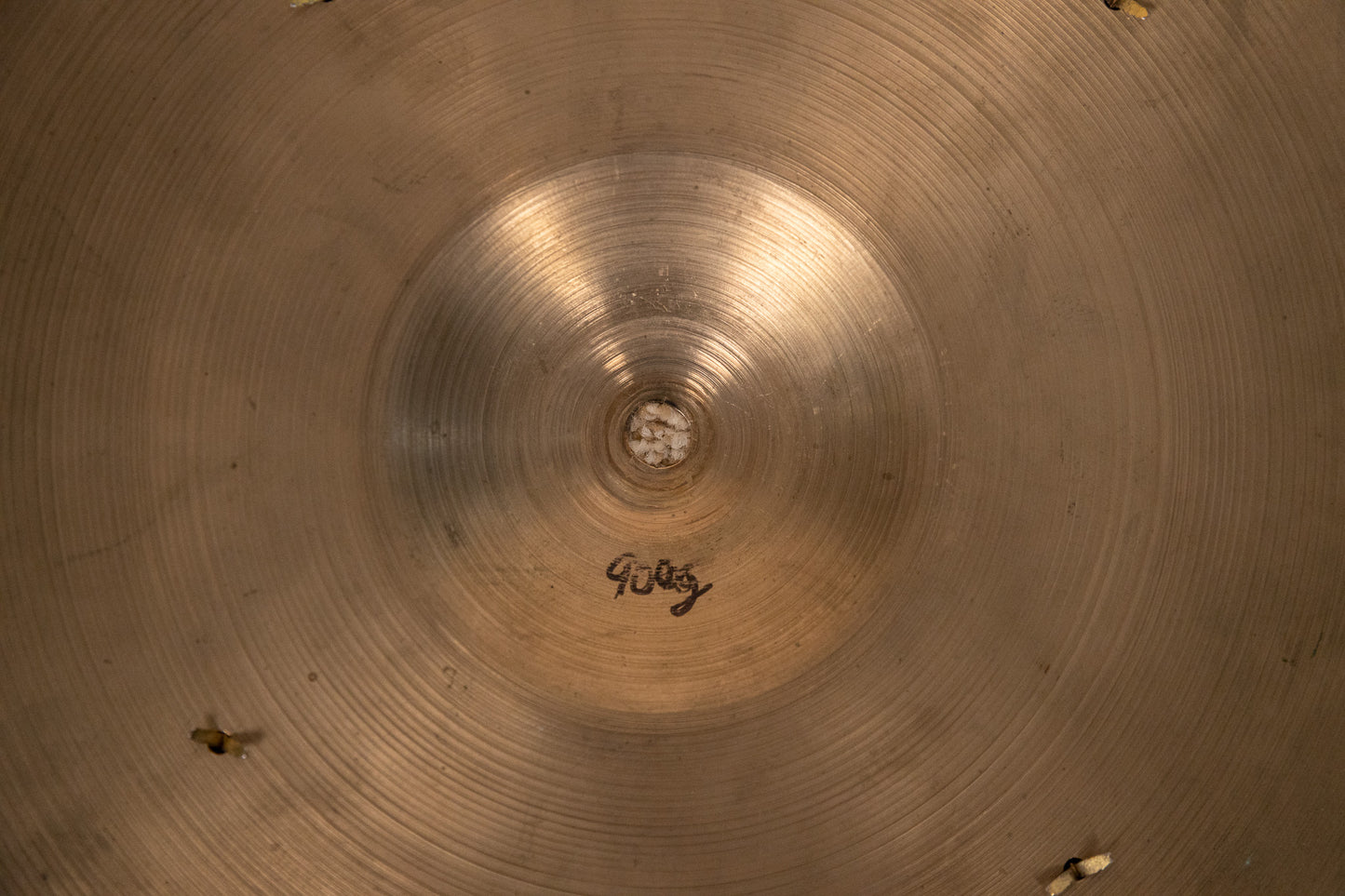 Vintage Zildjian 15" Transition Stamp Sizzle Hi Hat Cymbals 900g 1077g