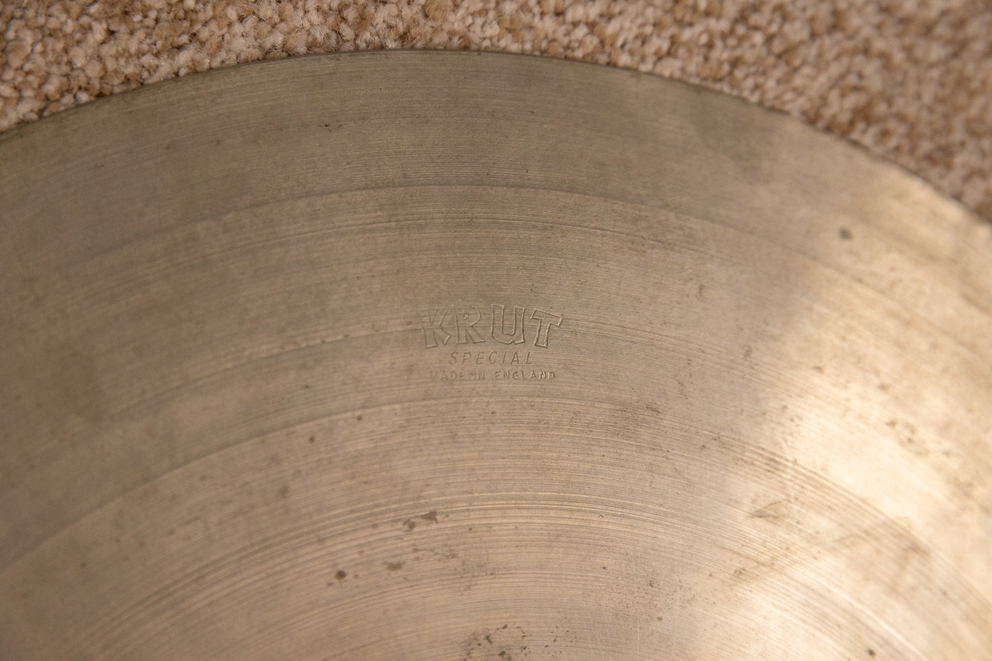 Vintage Krut 14" Paper Thin Hi Hat Cymbals 577g 578g