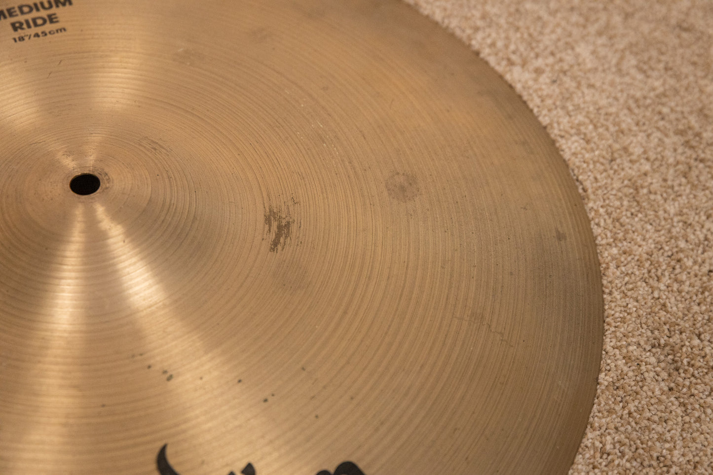 Zildjian A CO Stamp 18" Medium Ride Cymbal 1633g