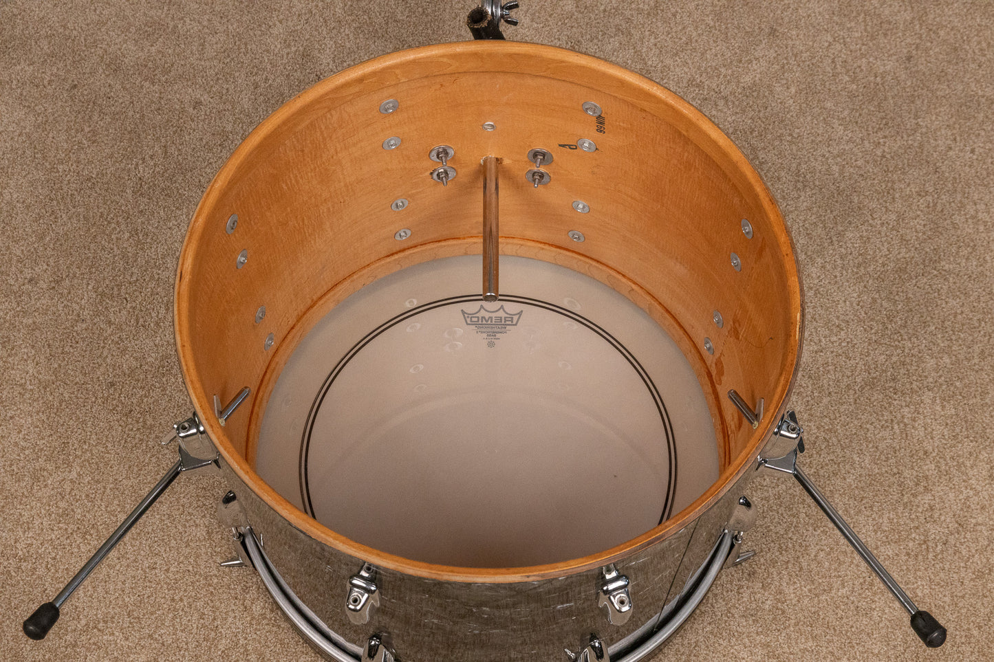1966 Slingerland Modern Solo Outfit No. 2R Black Diamond Pearl Drum Set
