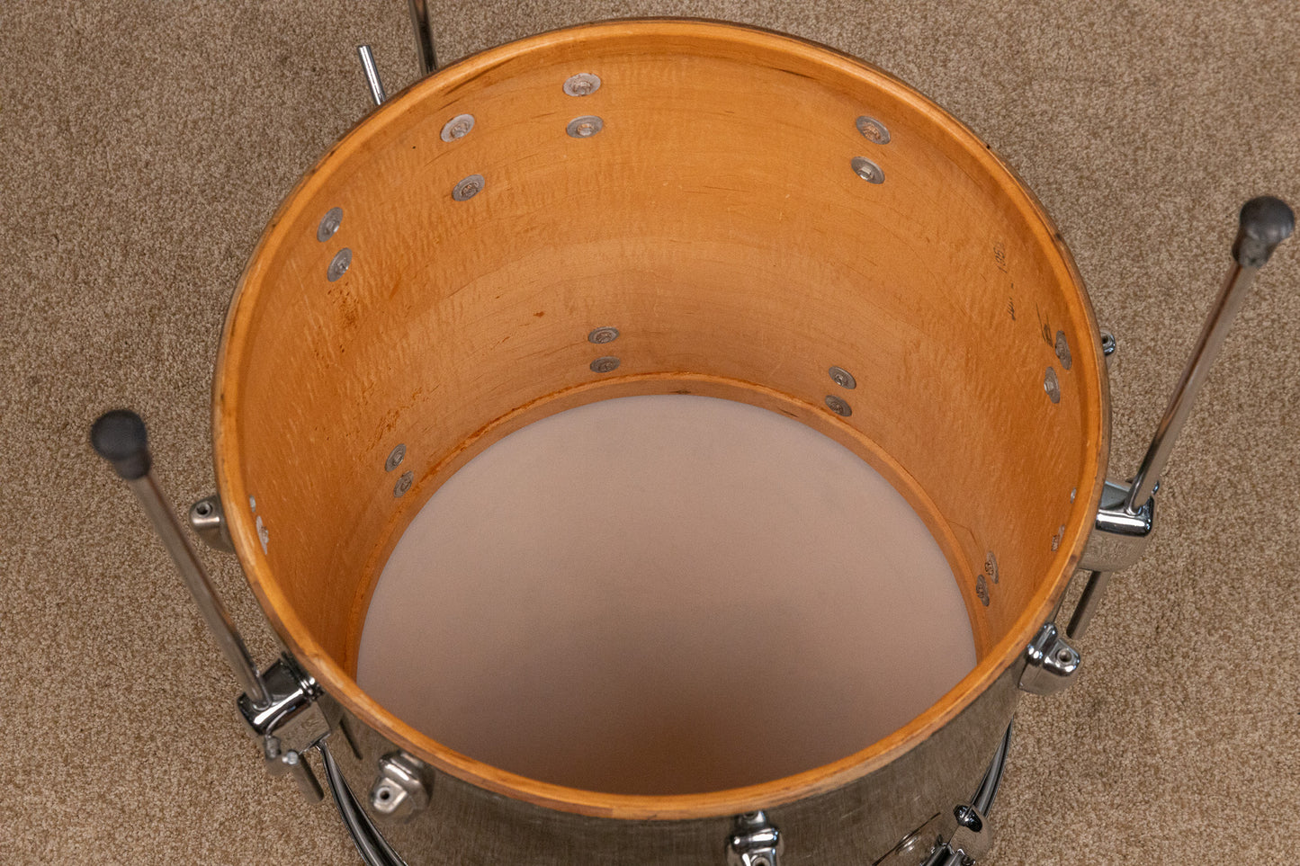 1966 Slingerland Modern Solo Outfit No. 2R Black Diamond Pearl Drum Set
