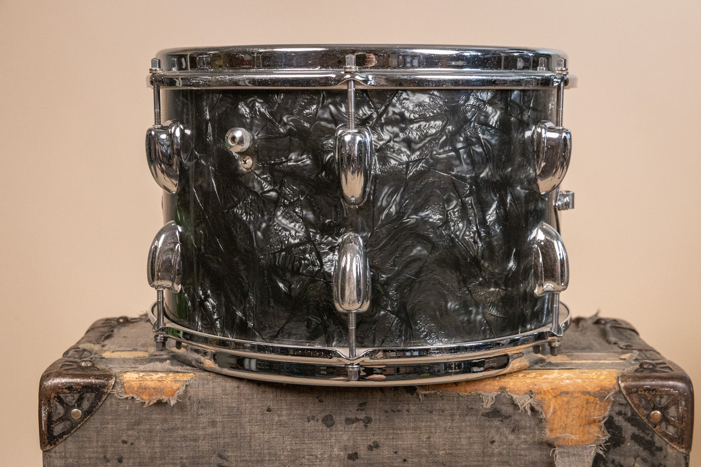 1966 Slingerland Modern Solo Outfit No. 2R Black Diamond Pearl Drum Set