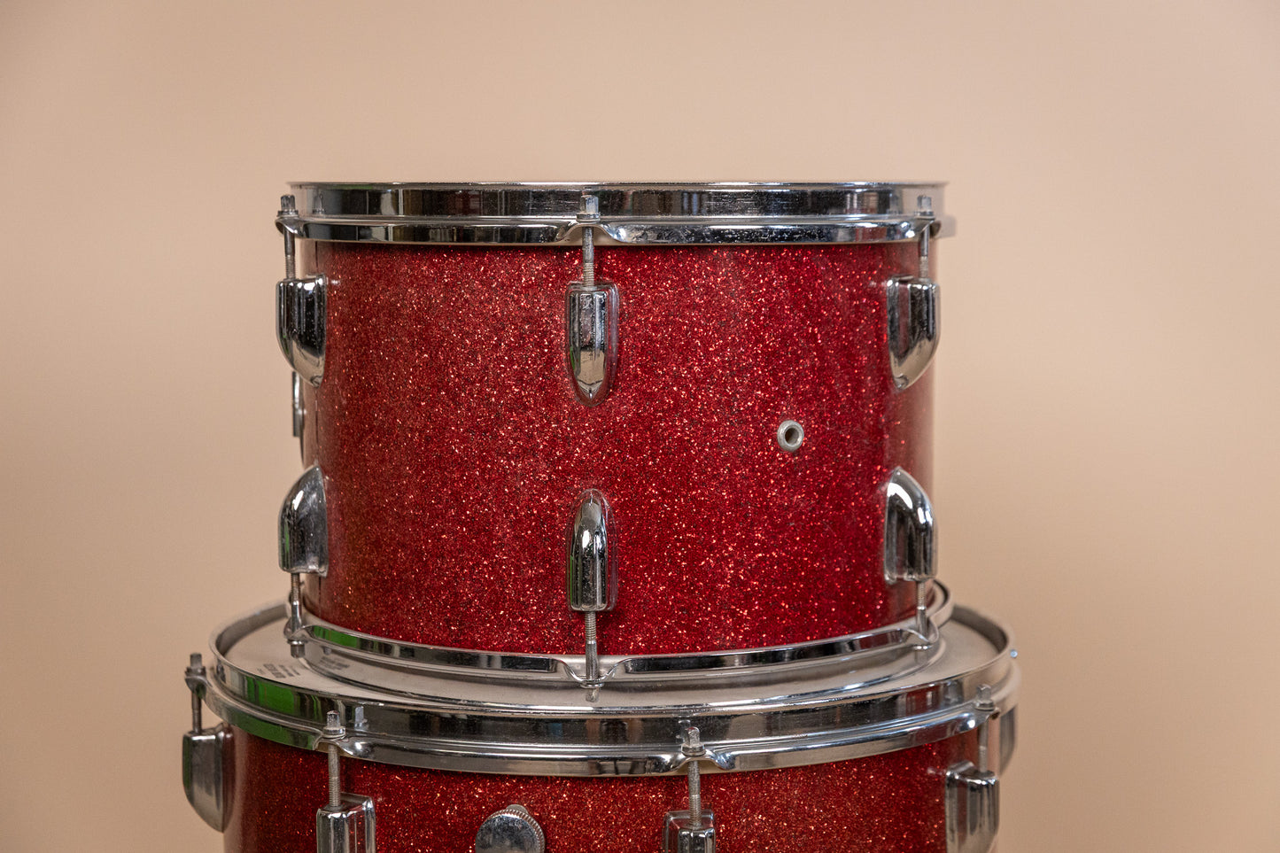Vintage MIJ Red Sparkle Drum Set