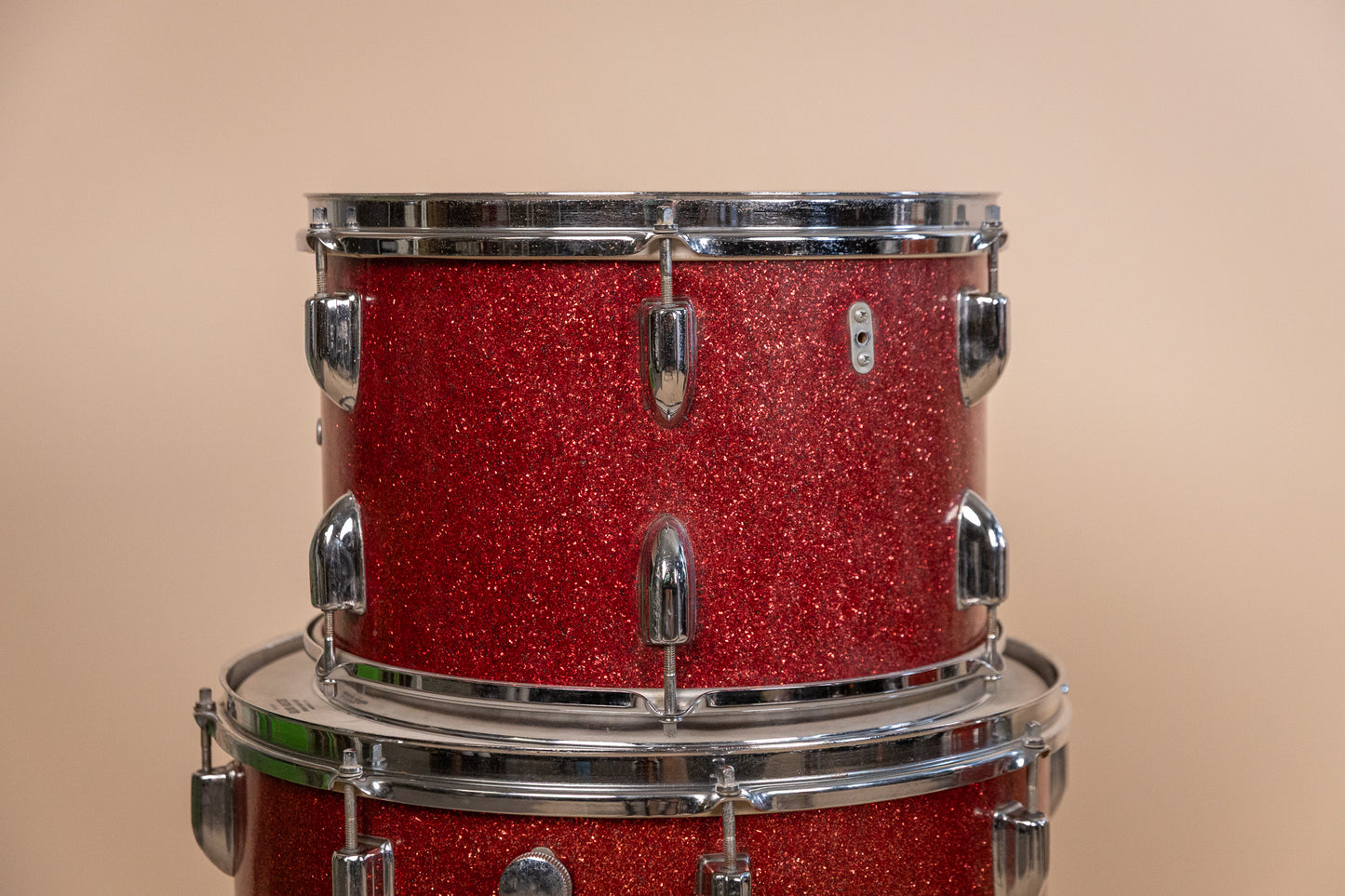 Vintage MIJ Red Sparkle Drum Set