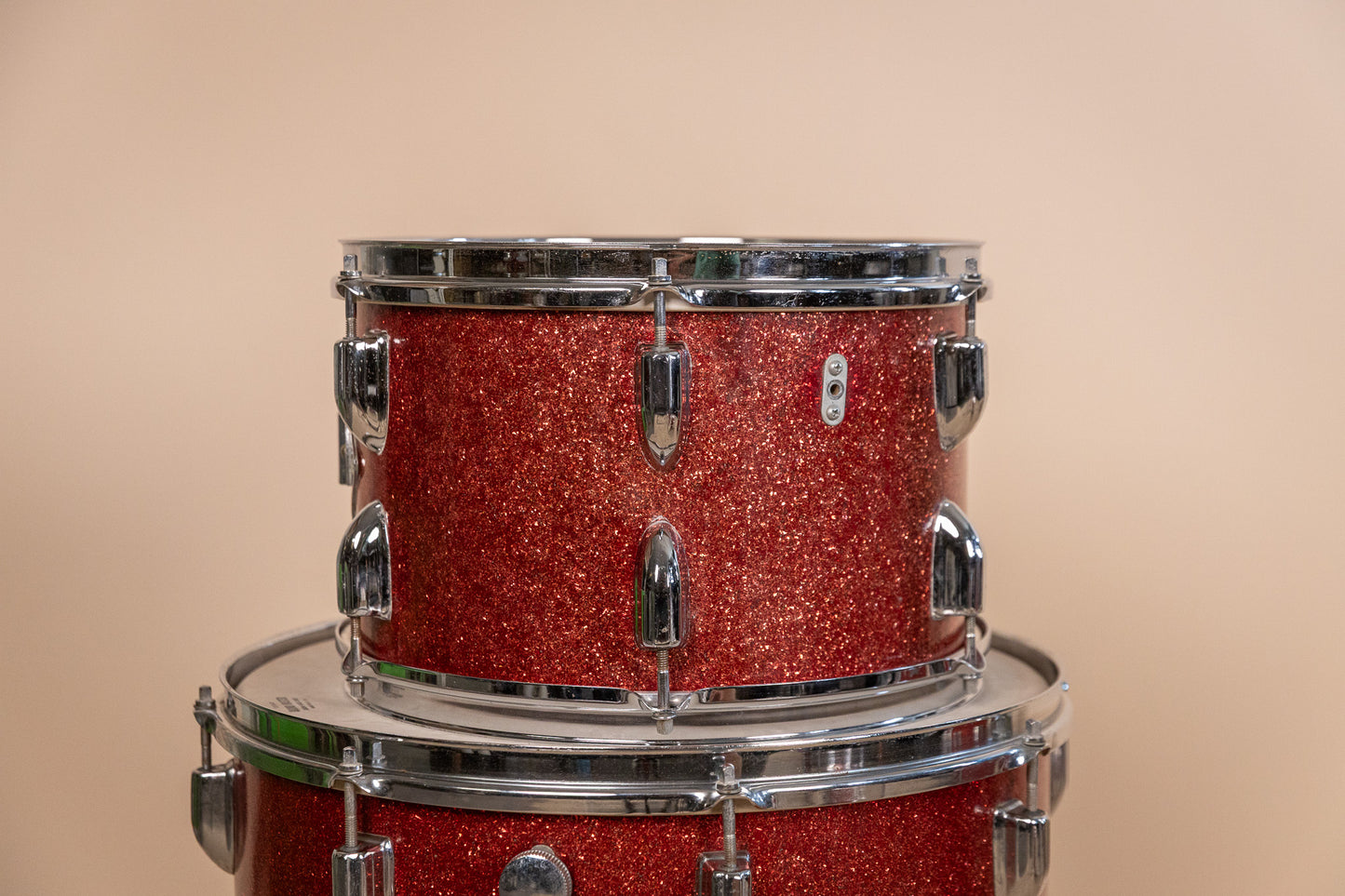 Vintage MIJ Red Sparkle Drum Set