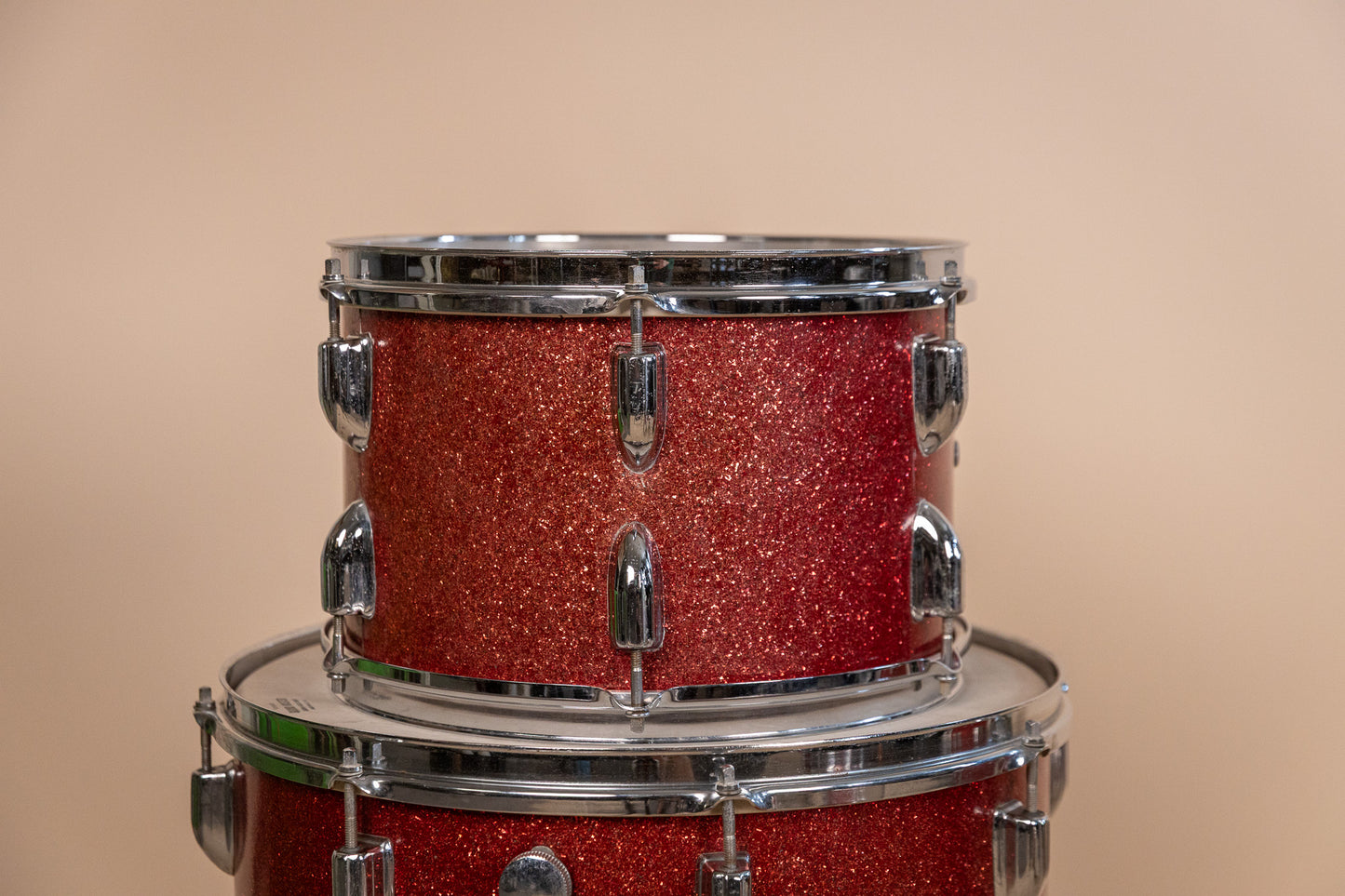 Vintage MIJ Red Sparkle Drum Set