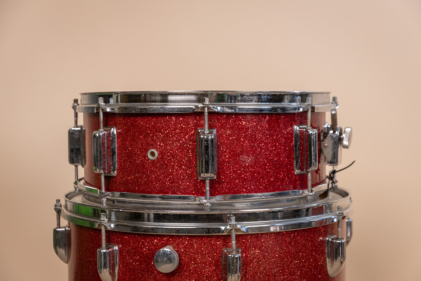 Vintage MIJ Red Sparkle Drum Set