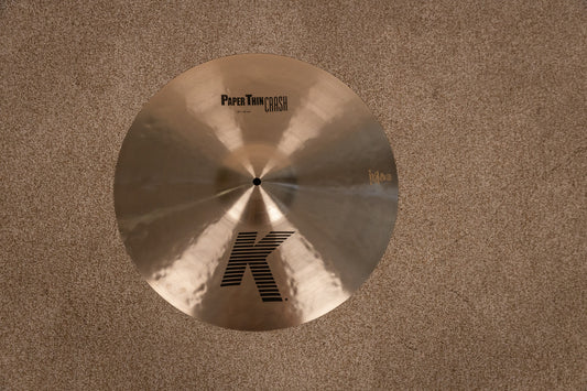 Zildjian 18" K Paper Thin Crash Cymbal 1158g