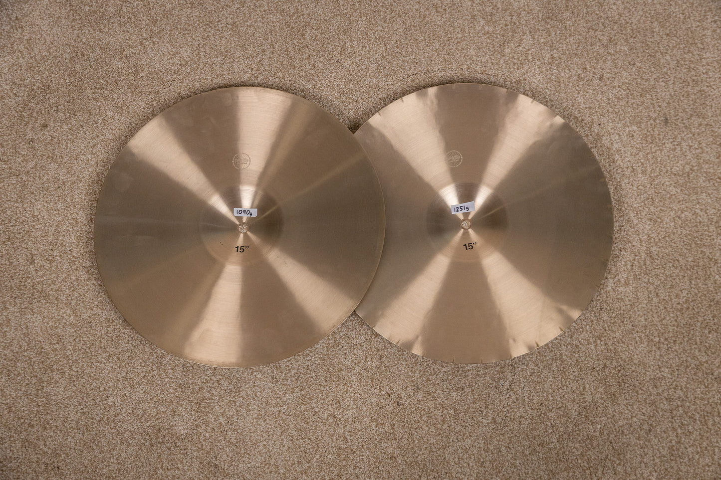 Paiste 15" Formula 602 Sound Edge Hi Hat Cymbals 1090g 1251g