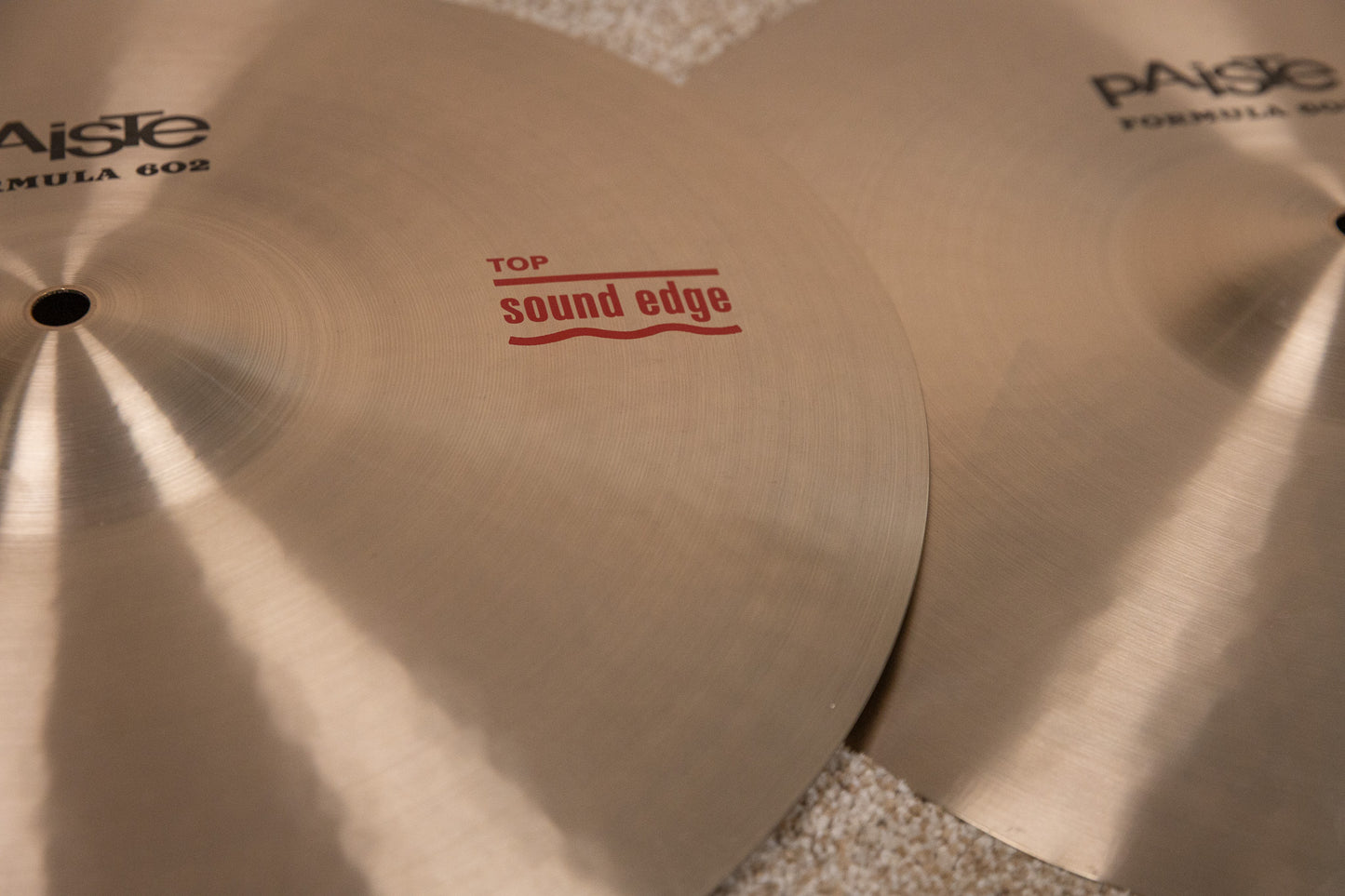 Paiste 15" Formula 602 Sound Edge Hi Hat Cymbals 1090g 1251g