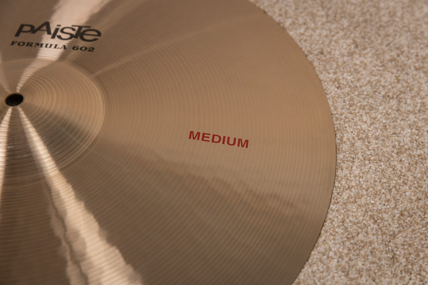 Paiste 18" Formula 602 Medium Crash Cymbal 1617g