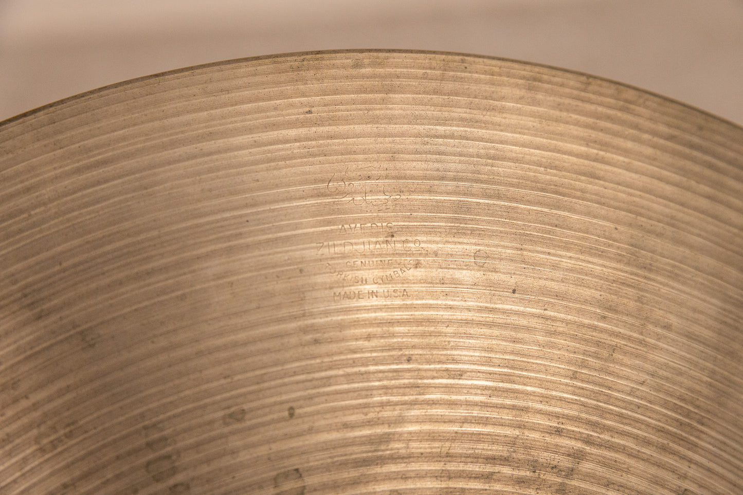 1970s Zildjian 18" A Thin Stamp Crash Cymbal 1432g