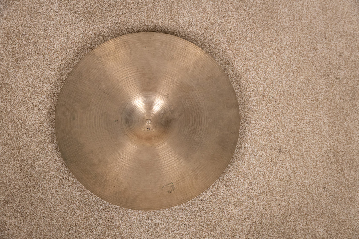 1970s Zildjian 18" A Thin Stamp Crash Cymbal 1432g
