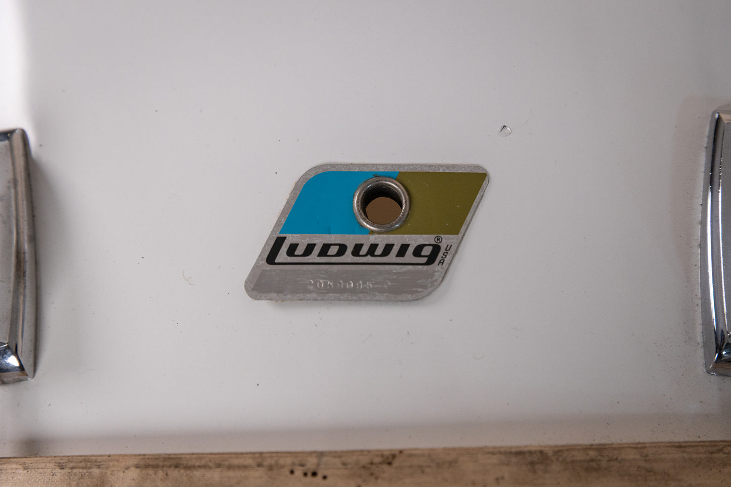 1980s Ludwig White Cortex Drum Set 14x24 13x14 16x18