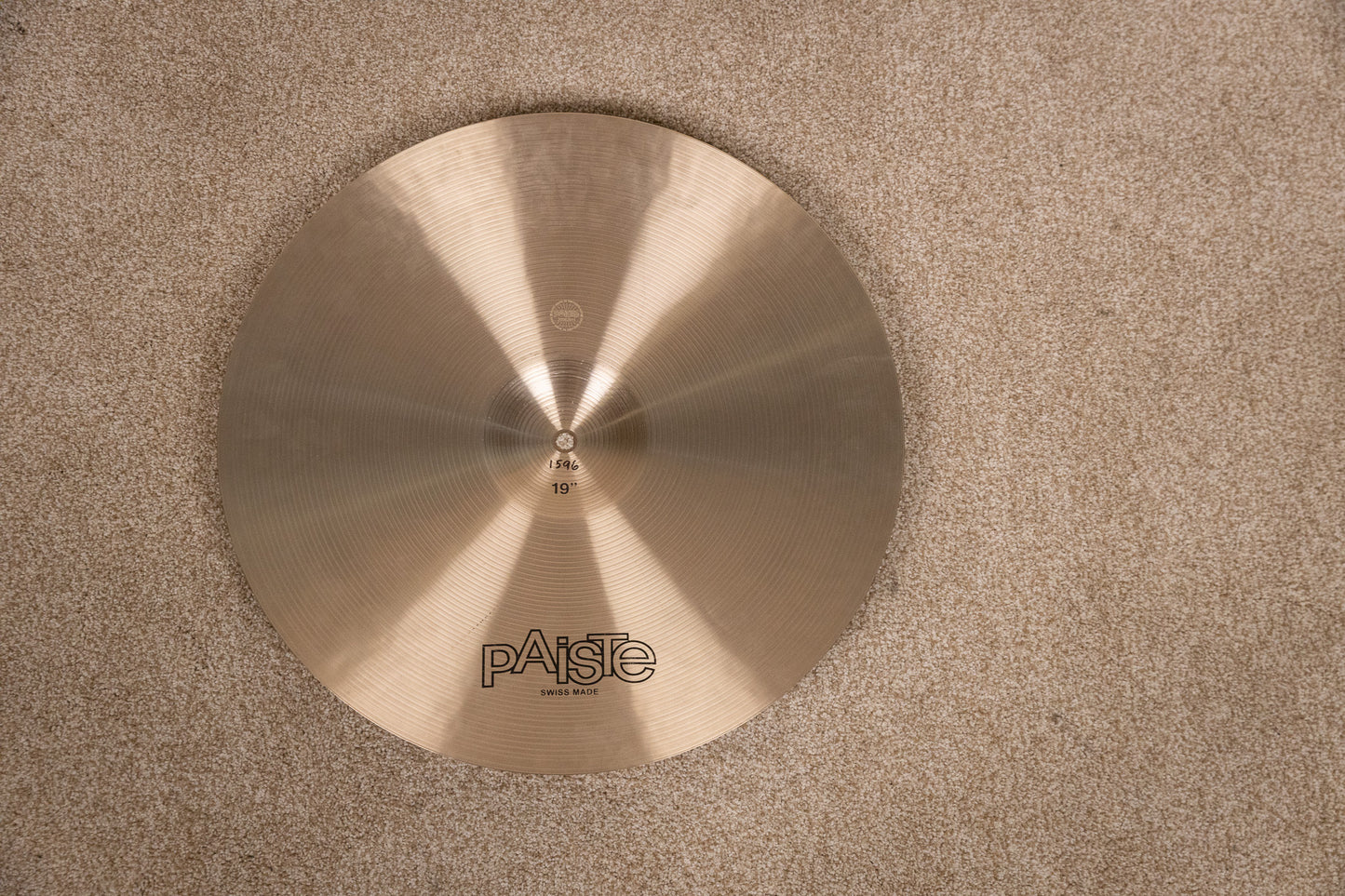 Paiste 19" Formula 602 Thin Crash Cymbal 1596g