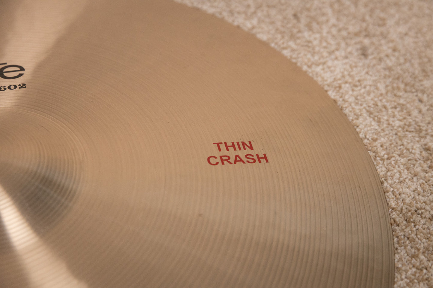 Paiste 19" Formula 602 Thin Crash Cymbal 1596g