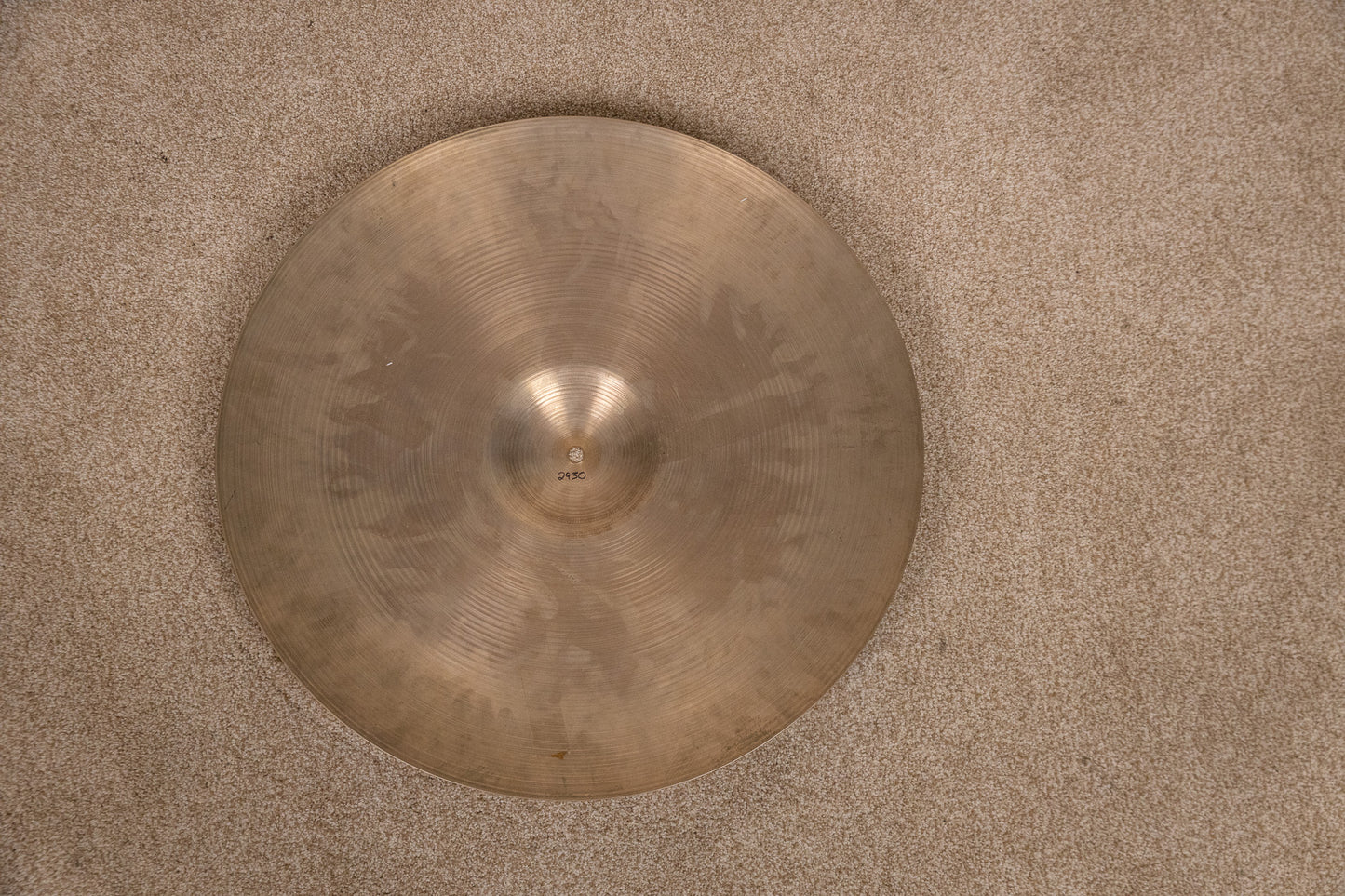 1970s Zildjian 22" A Thin Stamp Ride Cymbal 2930g