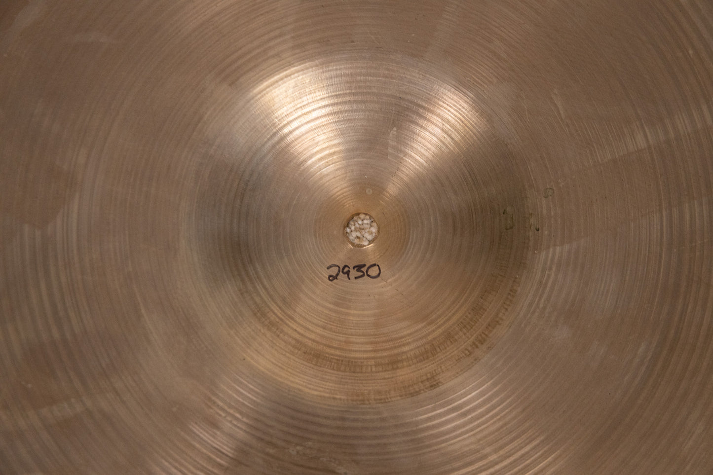 1970s Zildjian 22" A Thin Stamp Ride Cymbal 2930g