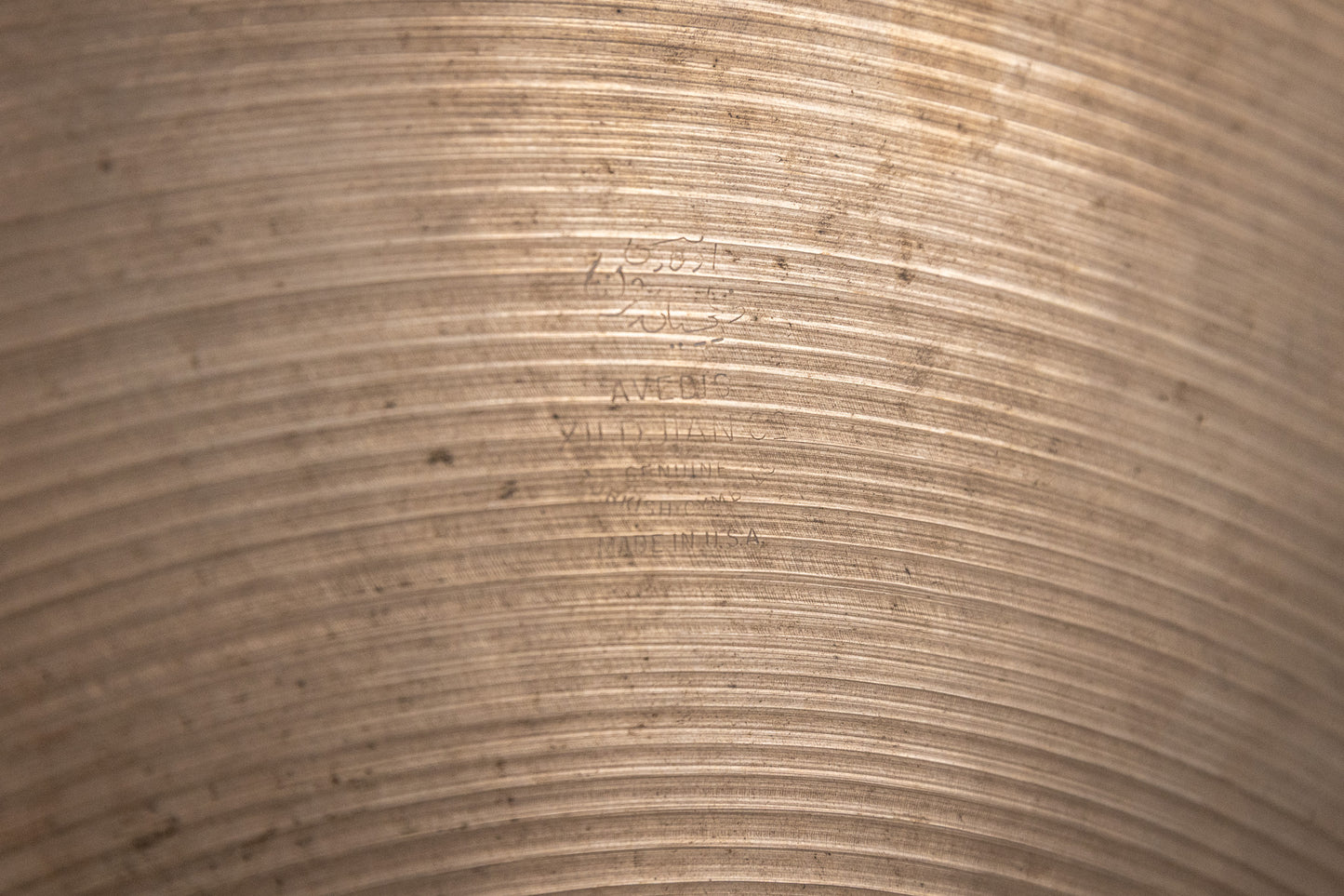 1970s Zildjian 22" A Thin Stamp Ride Cymbal 2930g