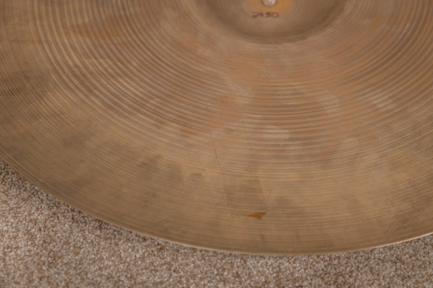 1970s Zildjian 22" A Thin Stamp Ride Cymbal 2930g