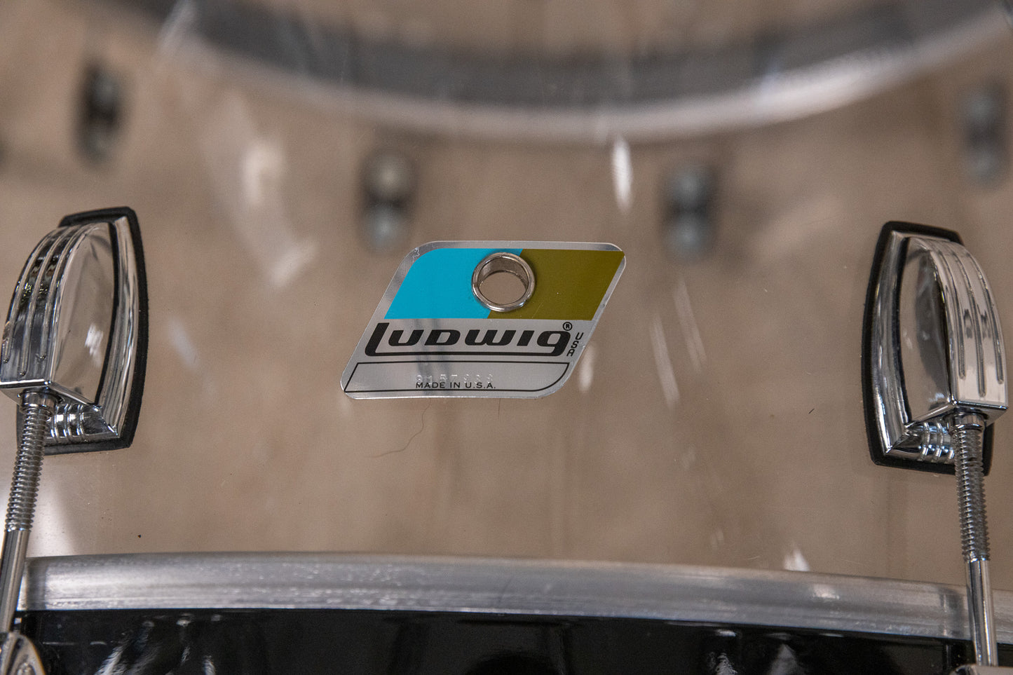 Ludwig Vistalite Clear Drum Set 16x22 8x12 9x13 and 16x16