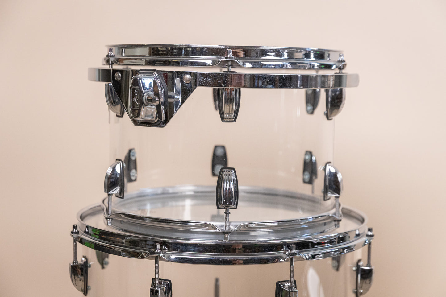 Ludwig Vistalite Clear Drum Set 16x22 8x12 9x13 and 16x16