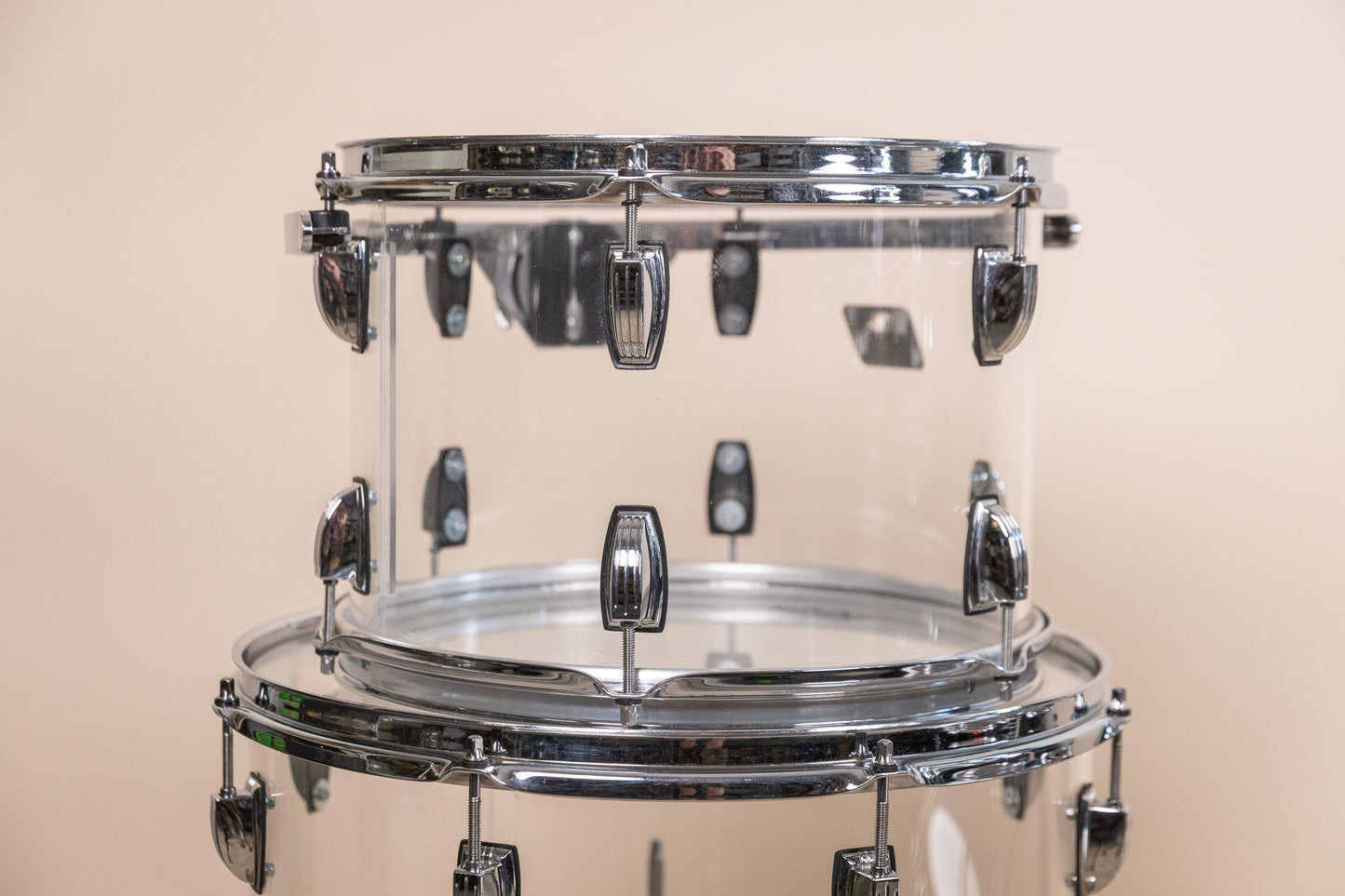 Ludwig Vistalite Clear Drum Set 16x22 8x12 9x13 and 16x16