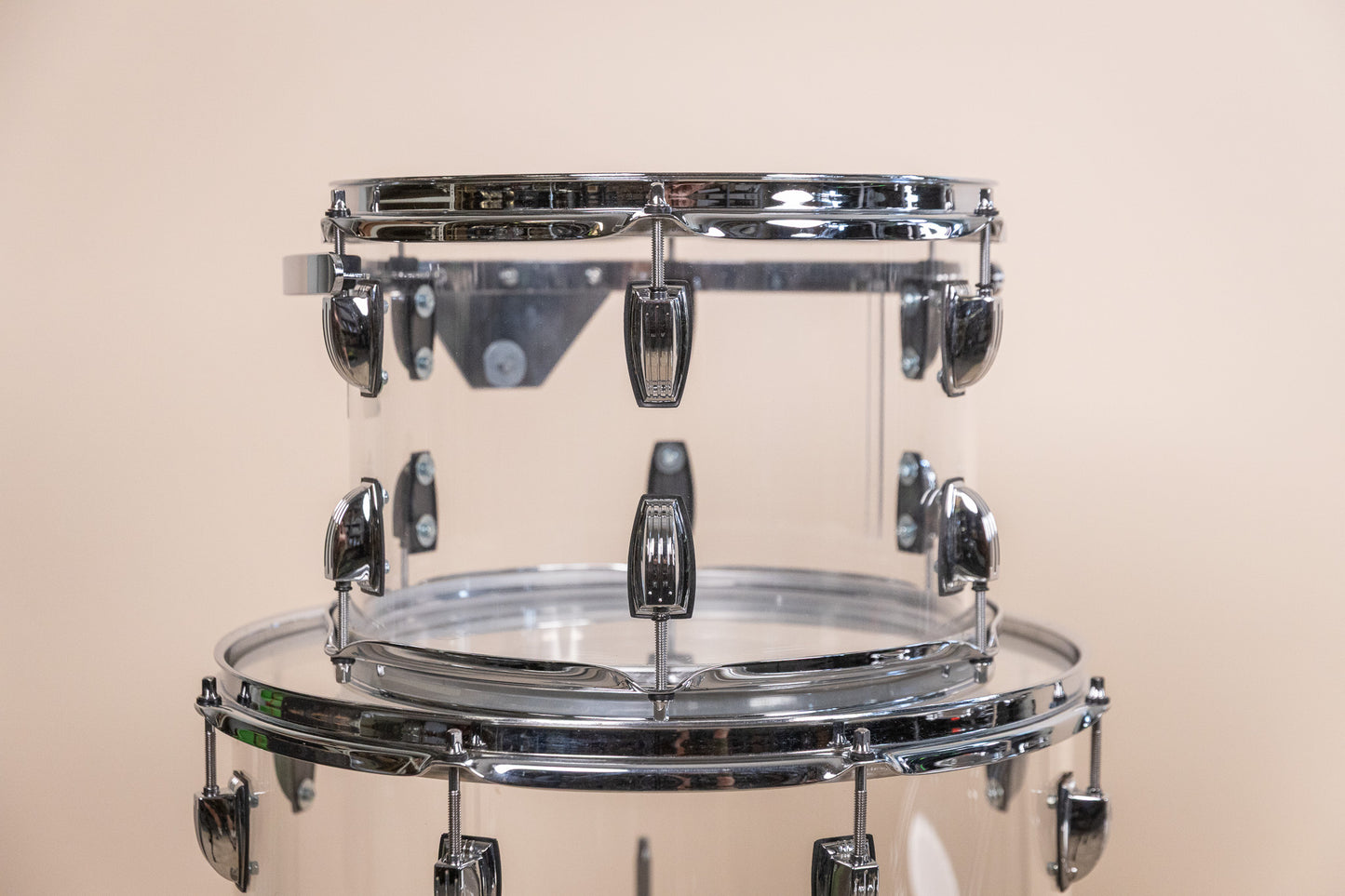 Ludwig Vistalite Clear Drum Set 16x22 8x12 9x13 and 16x16
