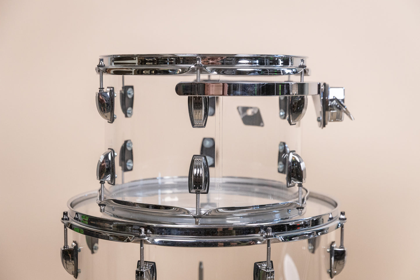 Ludwig Vistalite Clear Drum Set 16x22 8x12 9x13 and 16x16