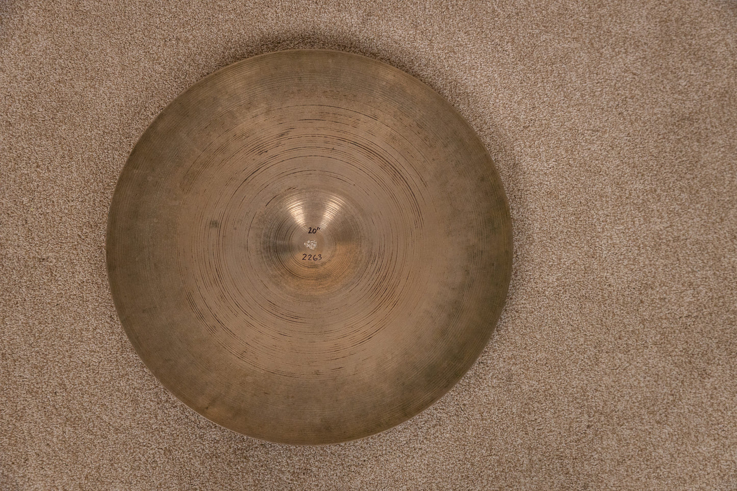 1950s Zildjian 20" A Ride Cymbal 2263g