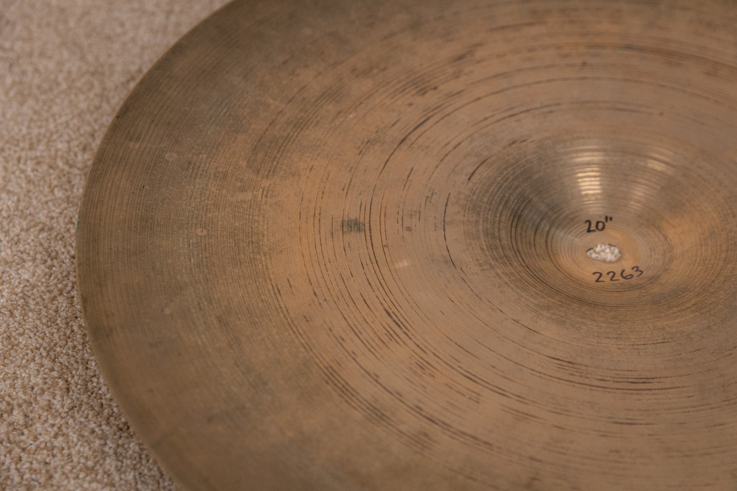 1950s Zildjian 20" A Ride Cymbal 2263g